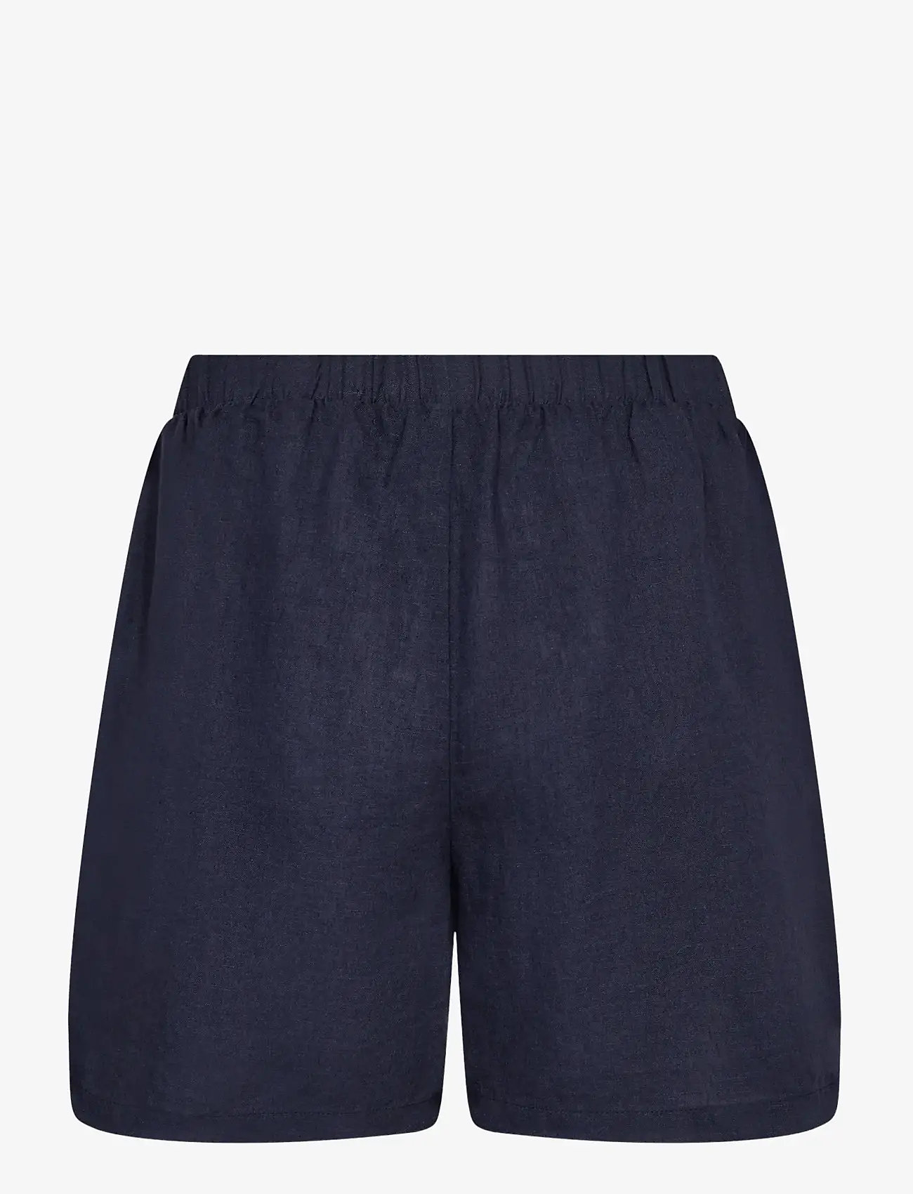 Bruun & Stengade - BS Oriana Regular Fit Shorts - linen shorts - navy - 1