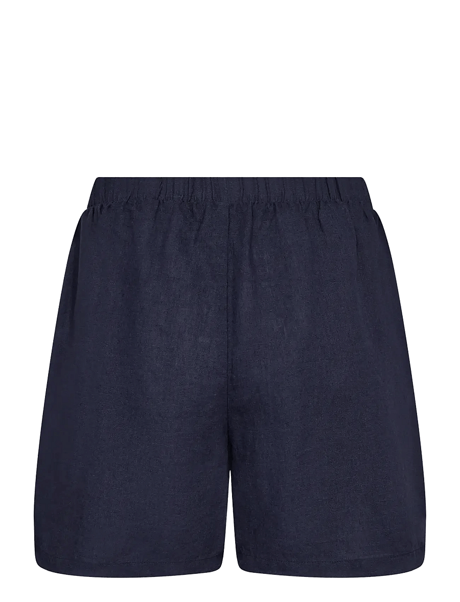 Bruun & Stengade - BS Oriana Regular Fit Shorts - leinen-shorts - navy - 1