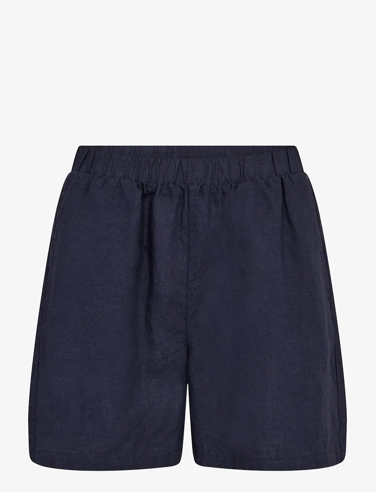 Bruun & Stengade - BS Oriana Regular Fit Shorts - linen shorts - navy - 2