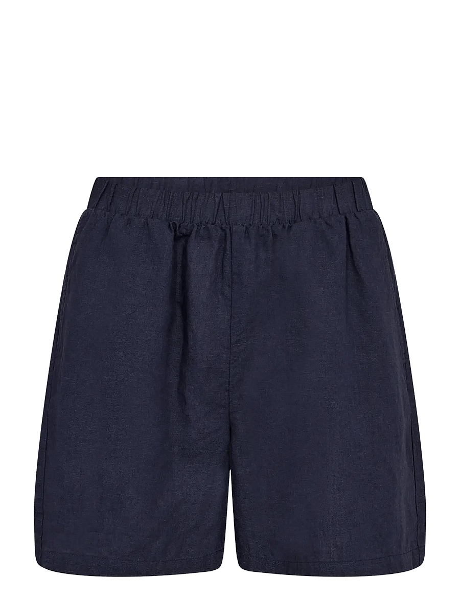 Bruun & Stengade - BS Oriana Regular Fit Shorts - leinen-shorts - navy - 2