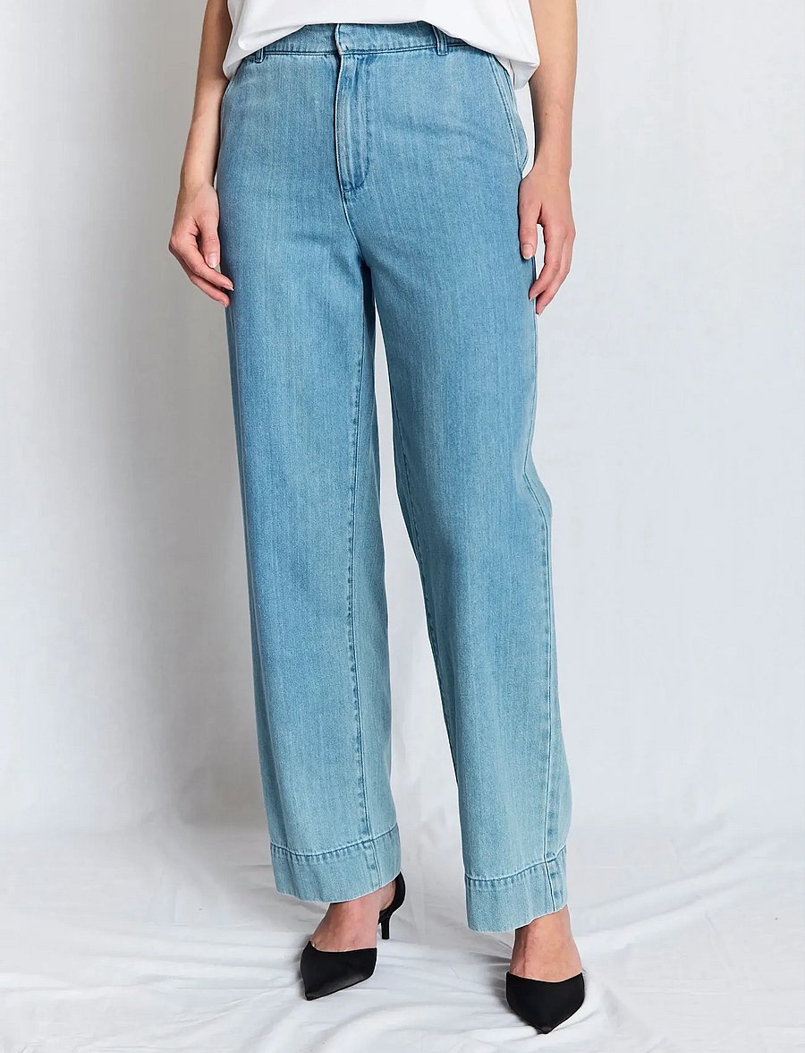 Bruun & Stengade - BS Coco Regular Fit Pants - gerade jeans - light blue - 0