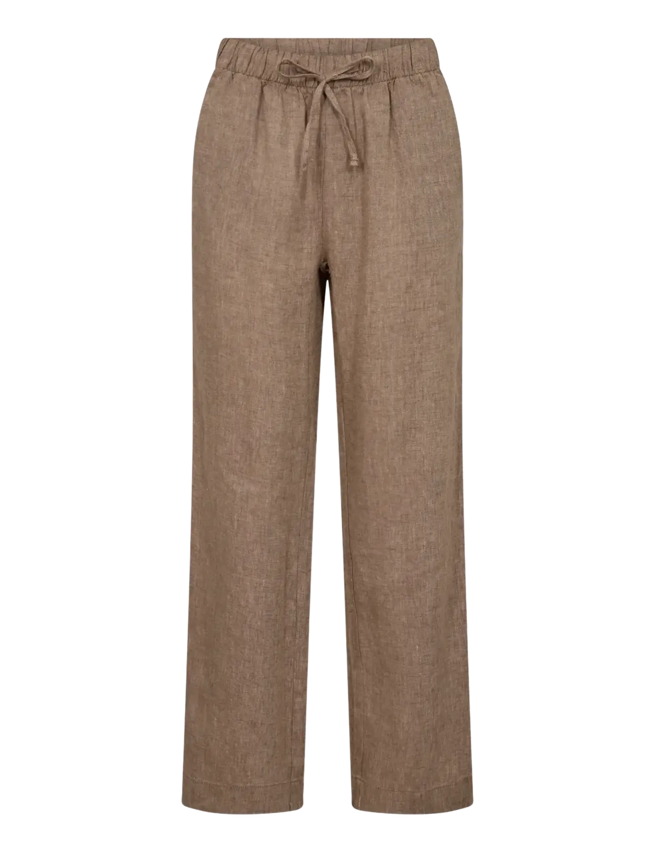 Bruun & Stengade BS Betty Pants - Hørbukser - BROWN / brown