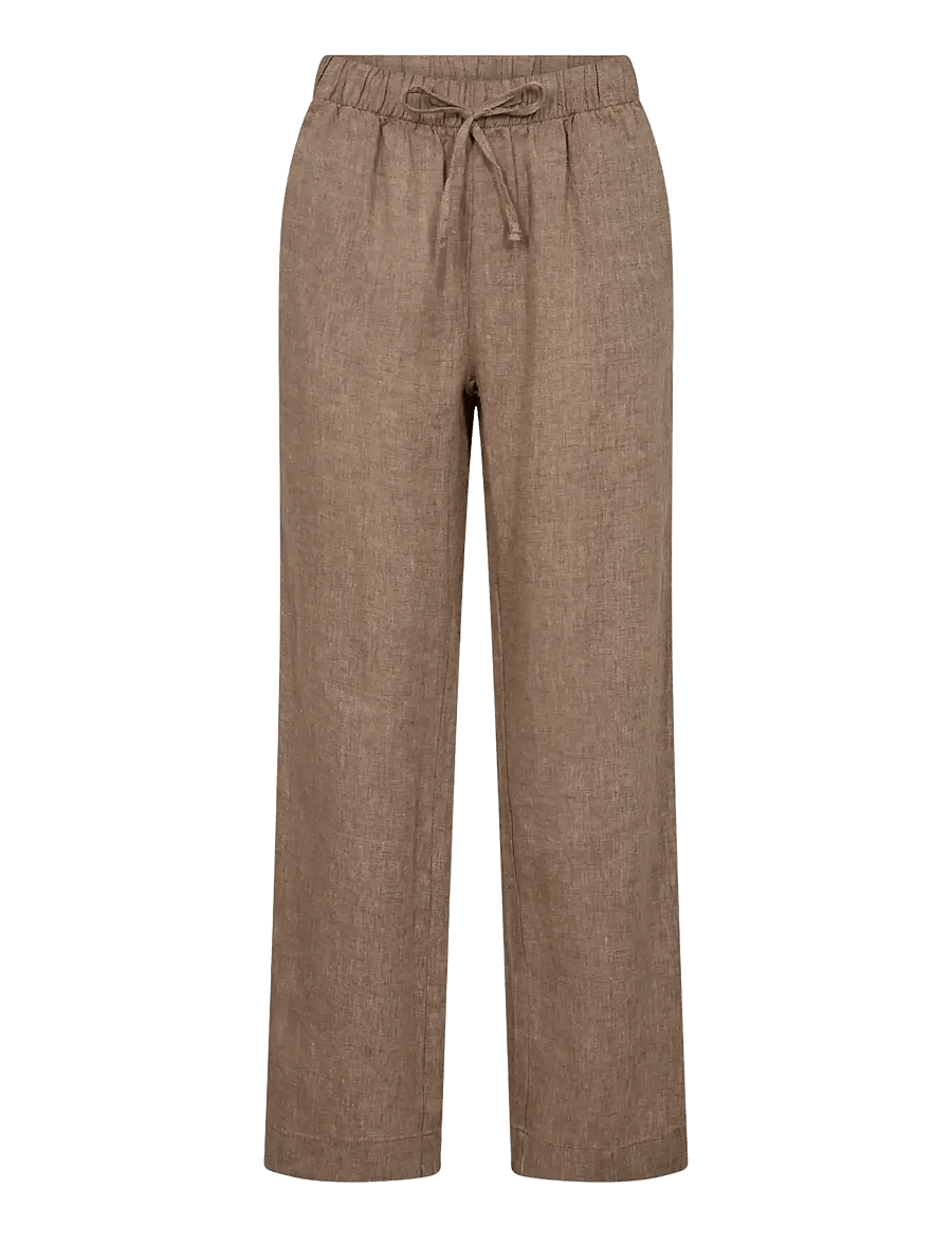 Bruun & Stengade - BS Betty Pants - lininės kelnės - brown - 1