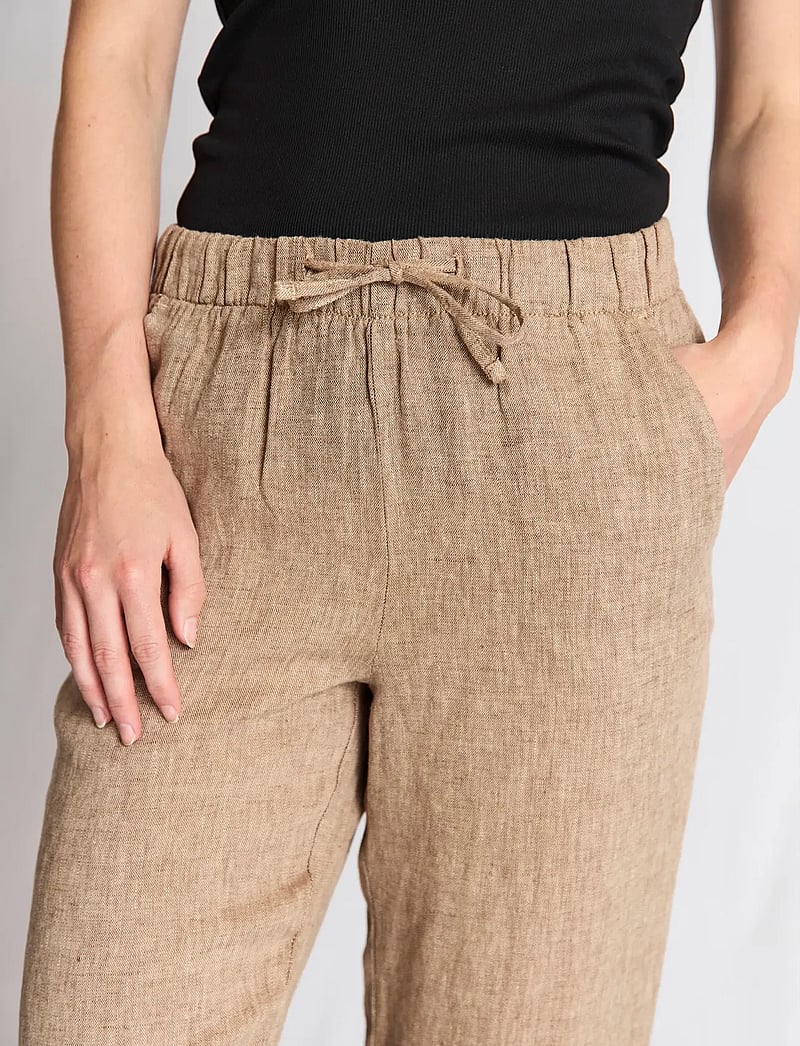 Bruun & Stengade - BS Betty Pants - linased püksid - brown - 4