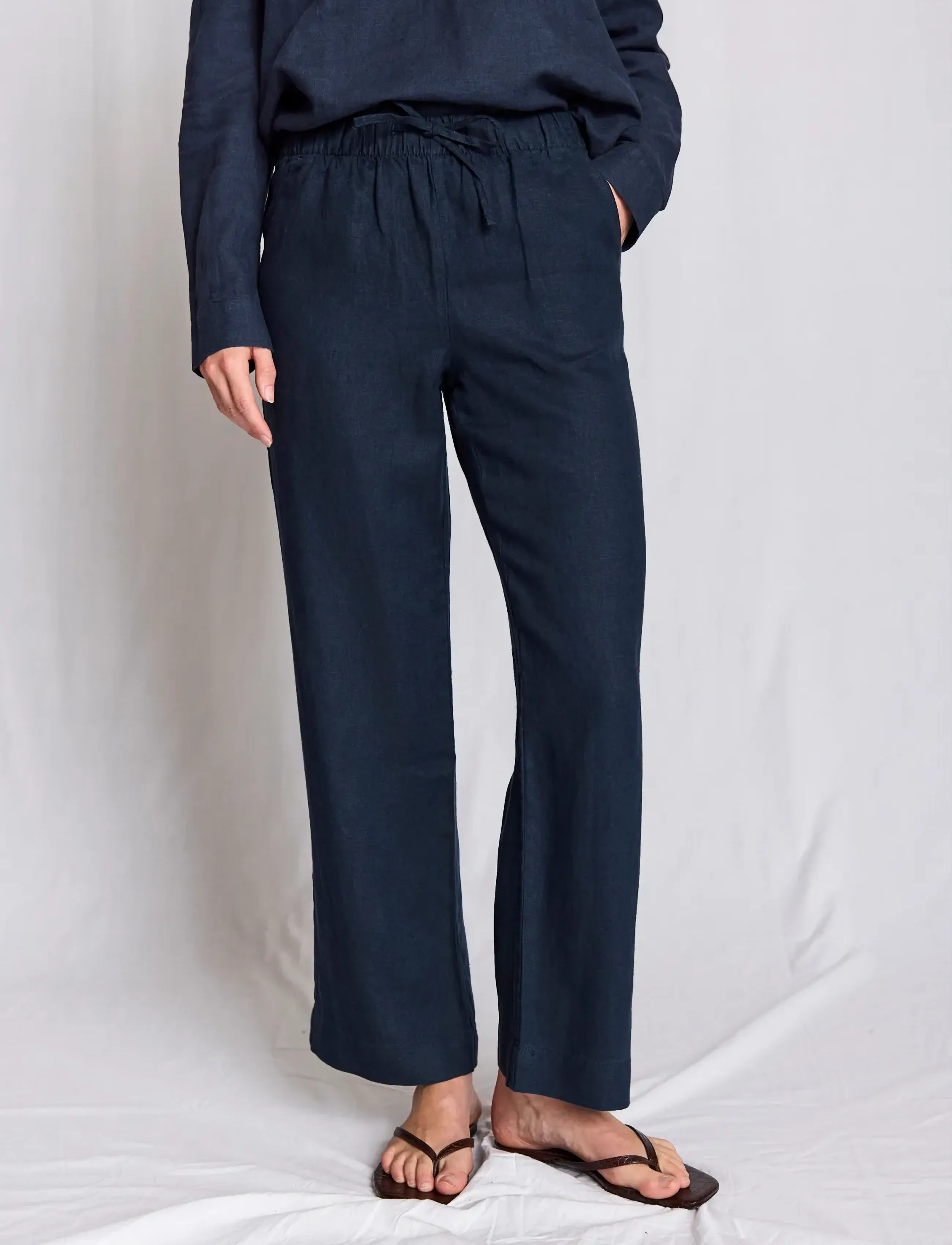 Bruun & Stengade BS Betty Pants - Püksid - NAVY / navy