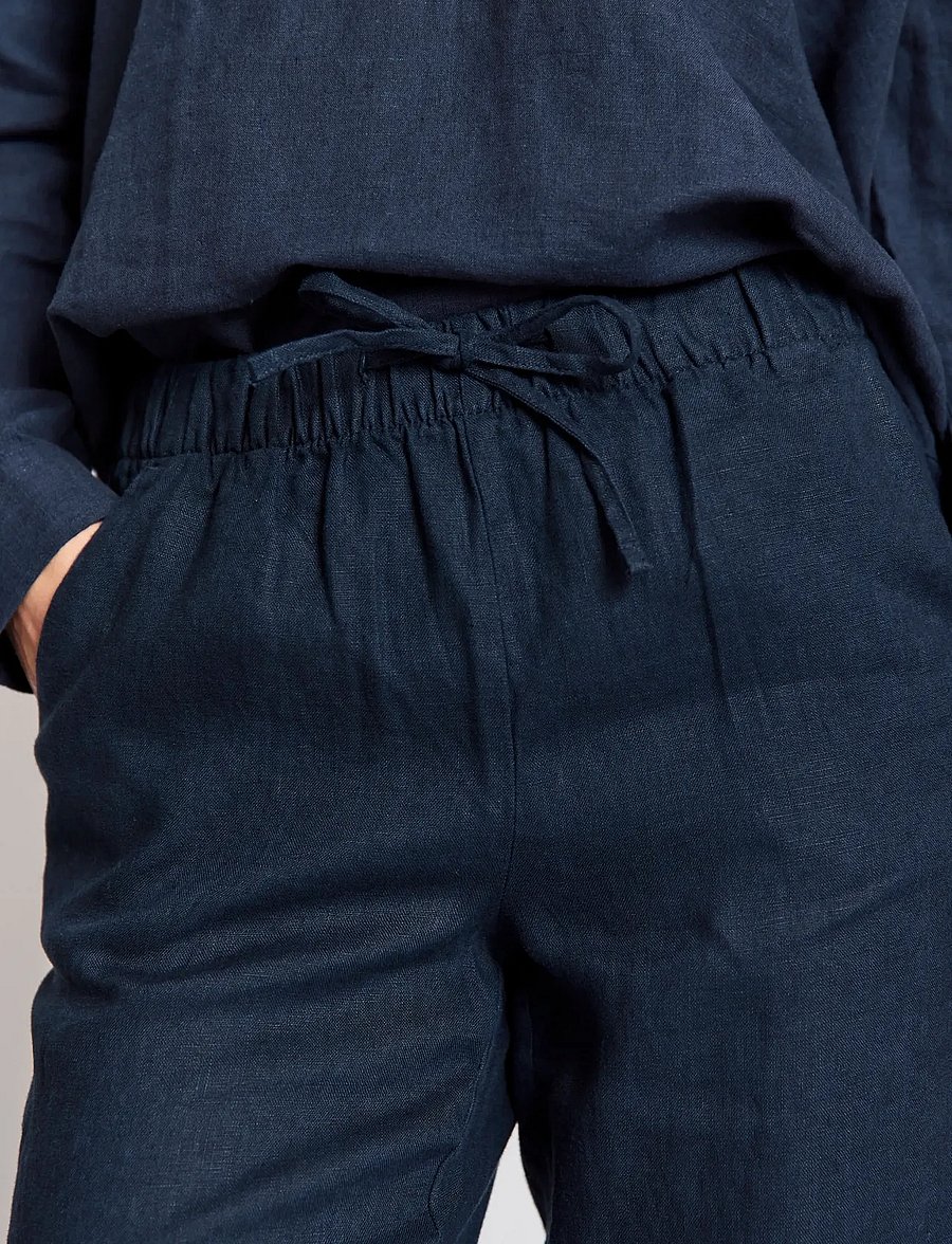 Bruun & Stengade - BS Betty Pants - leinenhosen - navy - 4