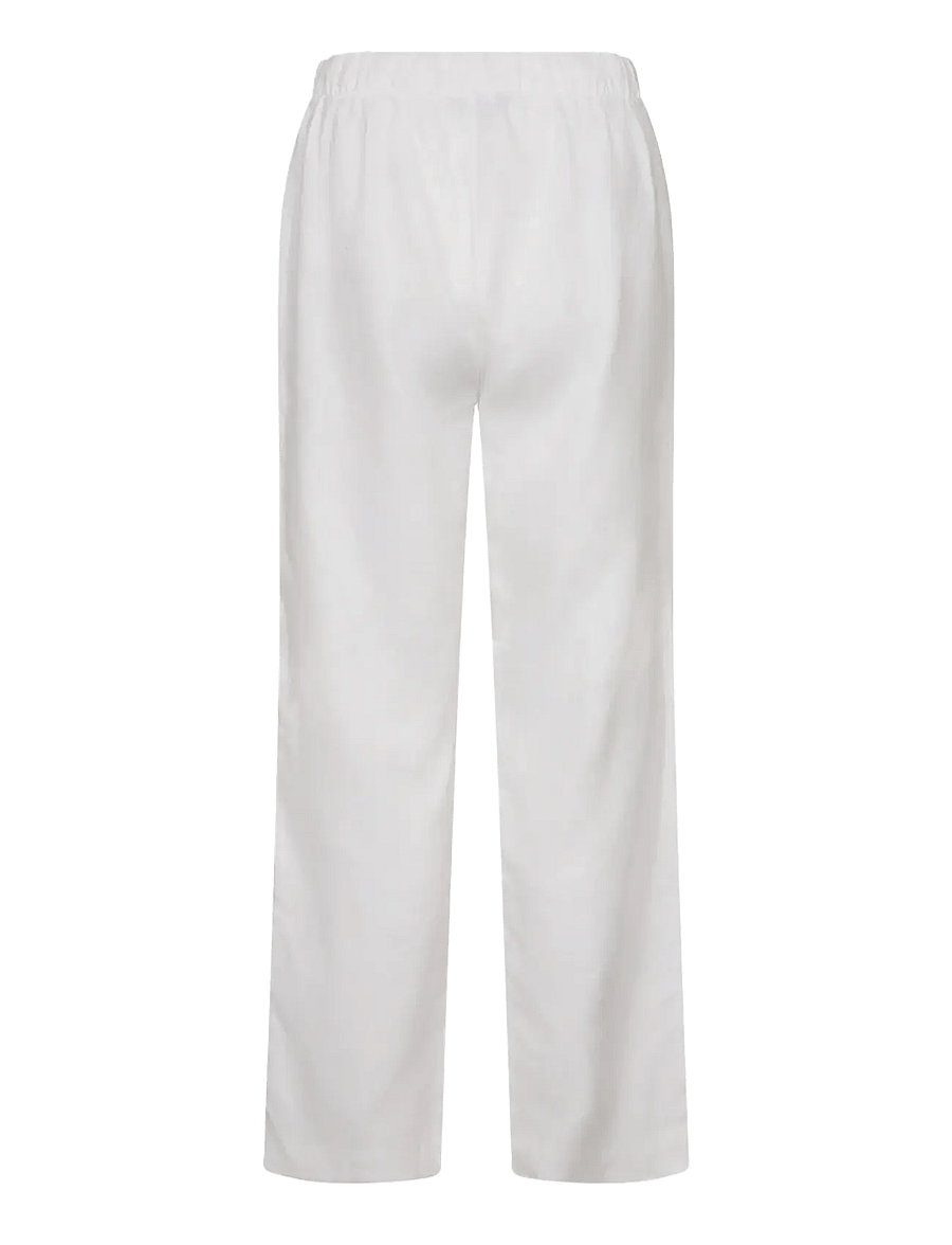 Bruun & Stengade - BS Betty Pants - leinenhosen - white - 2
