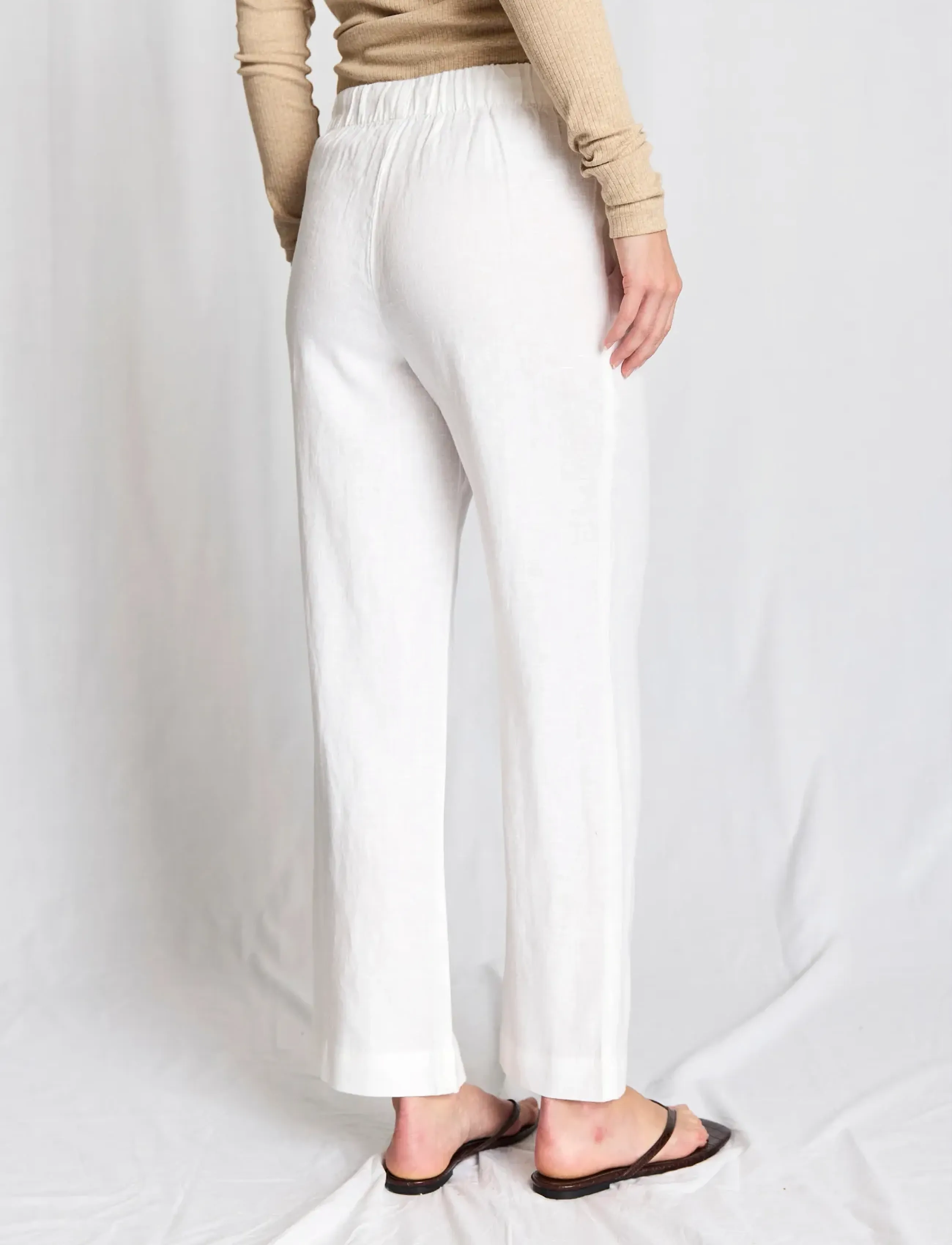 Bruun & Stengade - BS Betty Pants - linen trousers - white - 4
