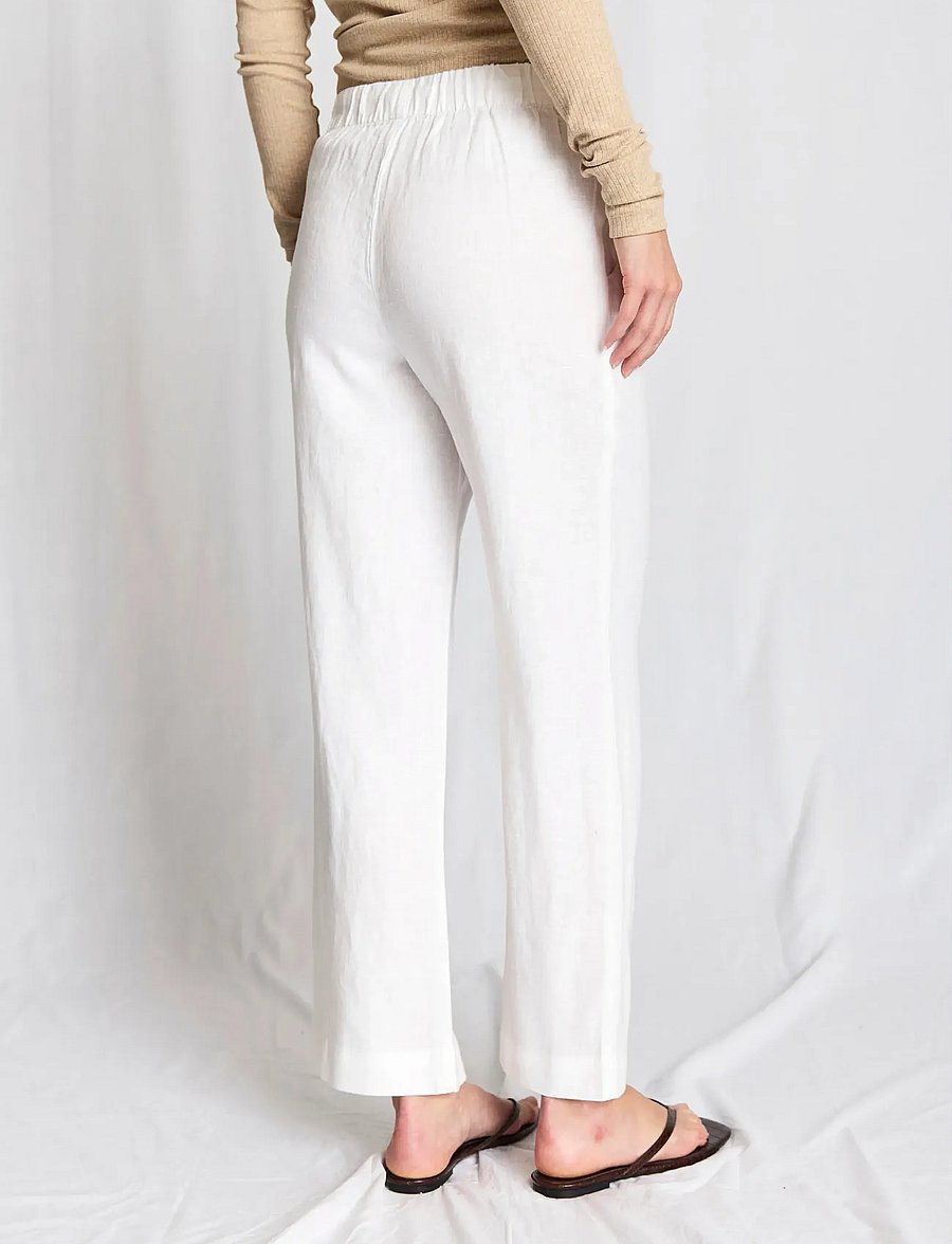Bruun & Stengade - BS Betty Pants - leinenhosen - white - 4
