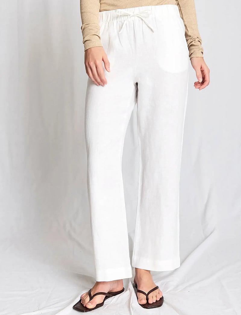Bruun & Stengade - BS Betty Pants - leinenhosen - white - 5