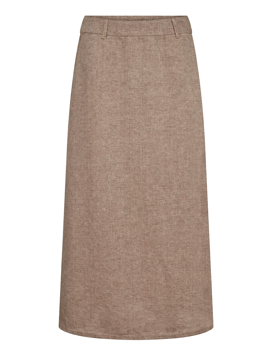 Bruun & Stengade - BS Jolanda Regular Fit Skirt - jupes longues - brown - 1