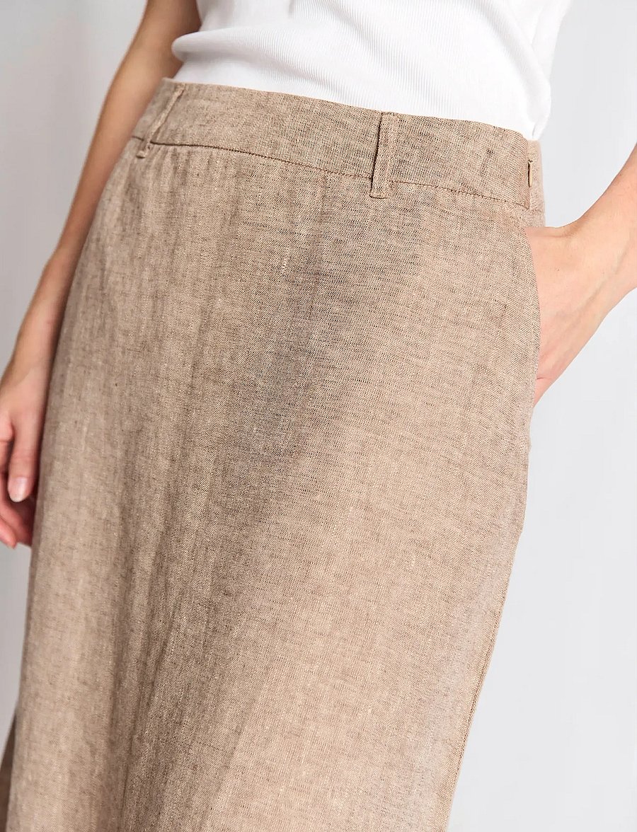 Bruun & Stengade - BS Jolanda Regular Fit Skirt - jupes longues - brown - 3