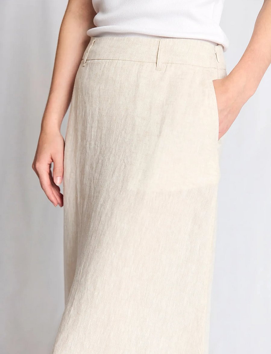 Bruun & Stengade - BS Jolanda Regular Fit Skirt - jupes longues - sand - 4