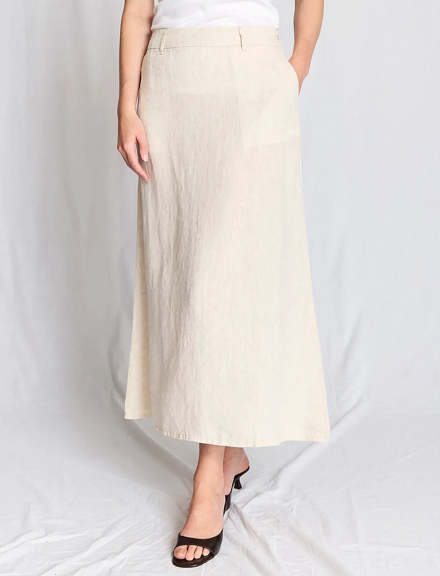 Bruun & Stengade - BS Jolanda Regular Fit Skirt - jupes longues - sand - 5