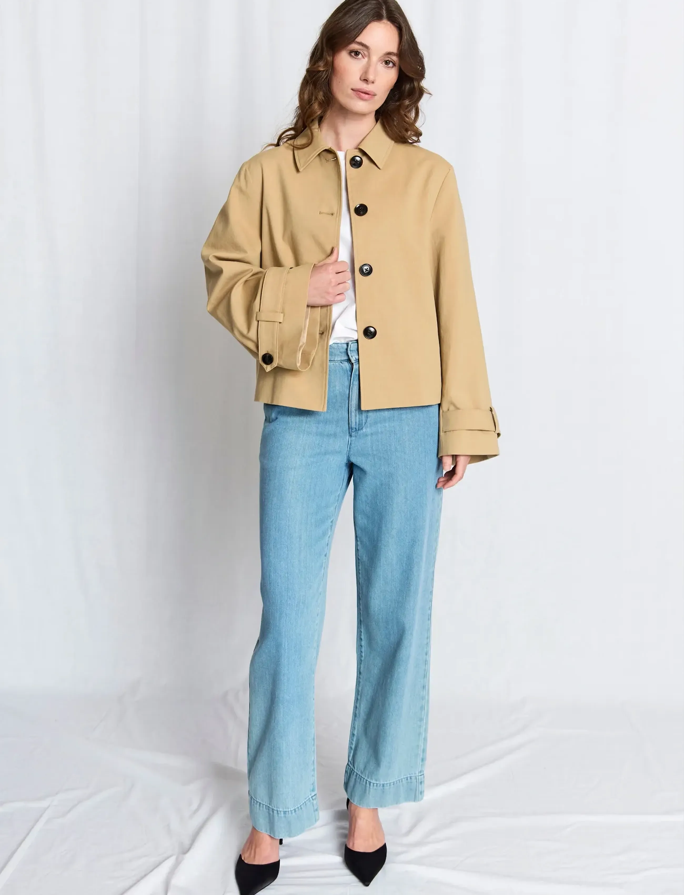 Bruun & Stengade BS Alberta Regular Fit Jacket - Kläder - SAND / beige