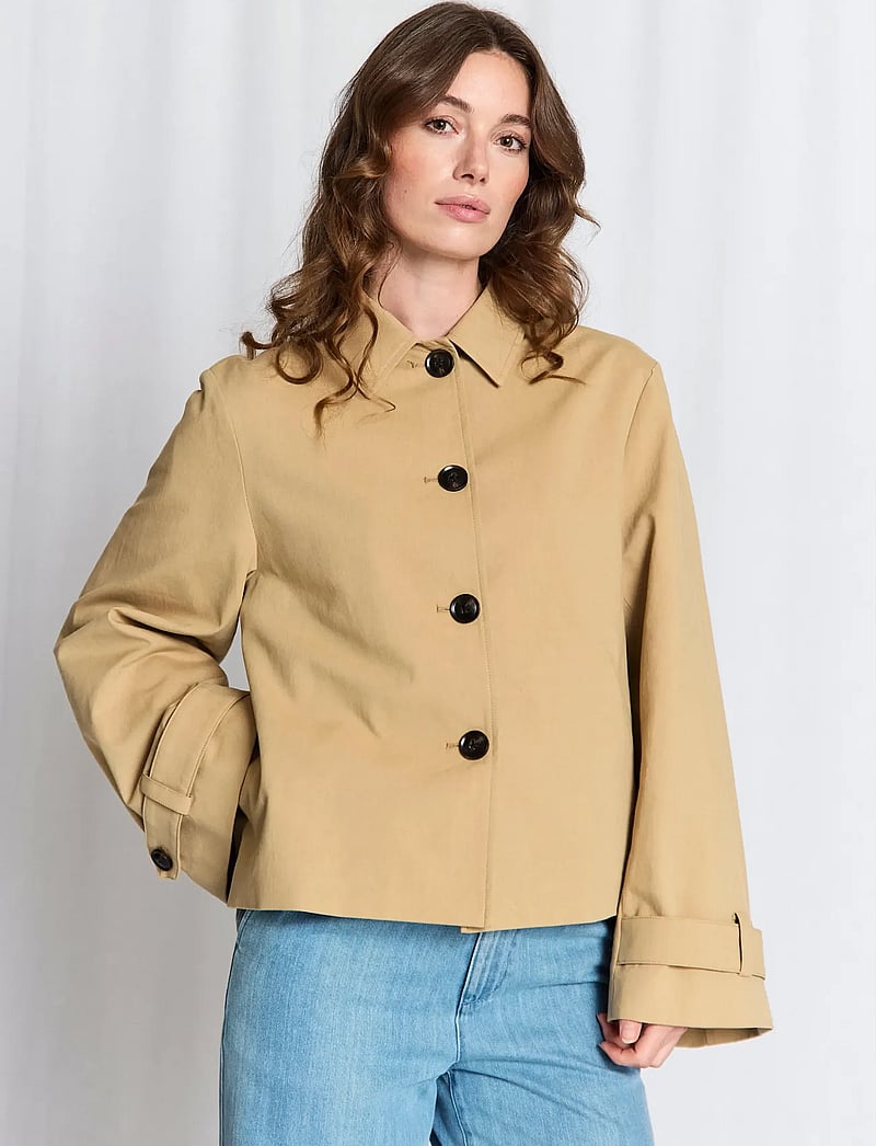 Bruun & Stengade - BS Alberta Regular Fit Jacket - utility jakid - sand - 3