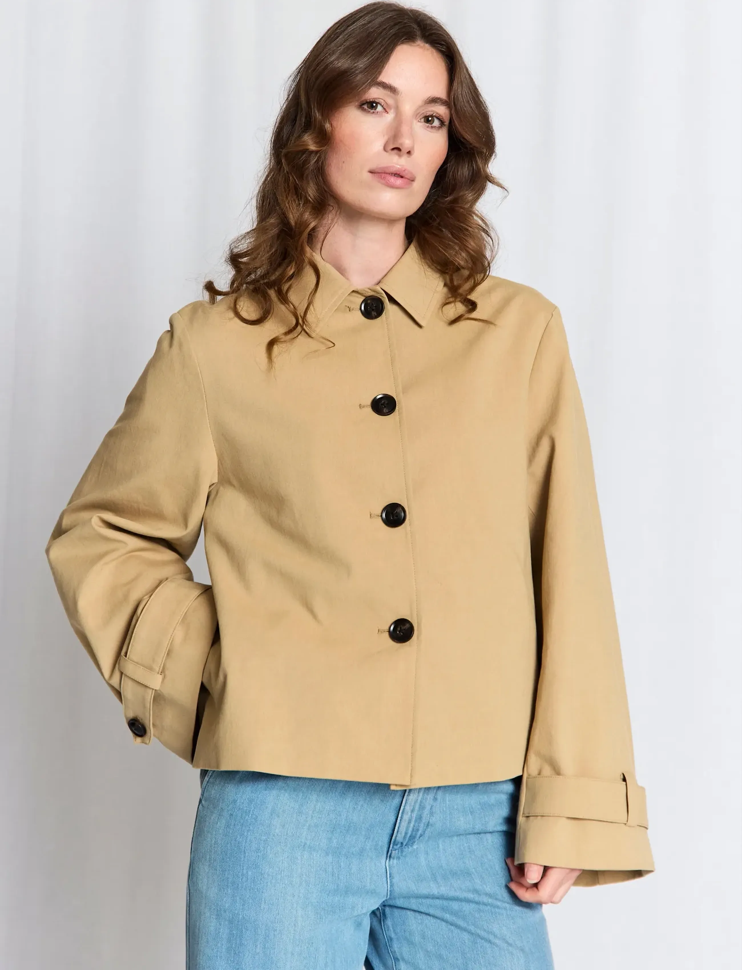 Bruun & Stengade - BS Alberta Regular Fit Jacket - utilityjackor - sand - 3
