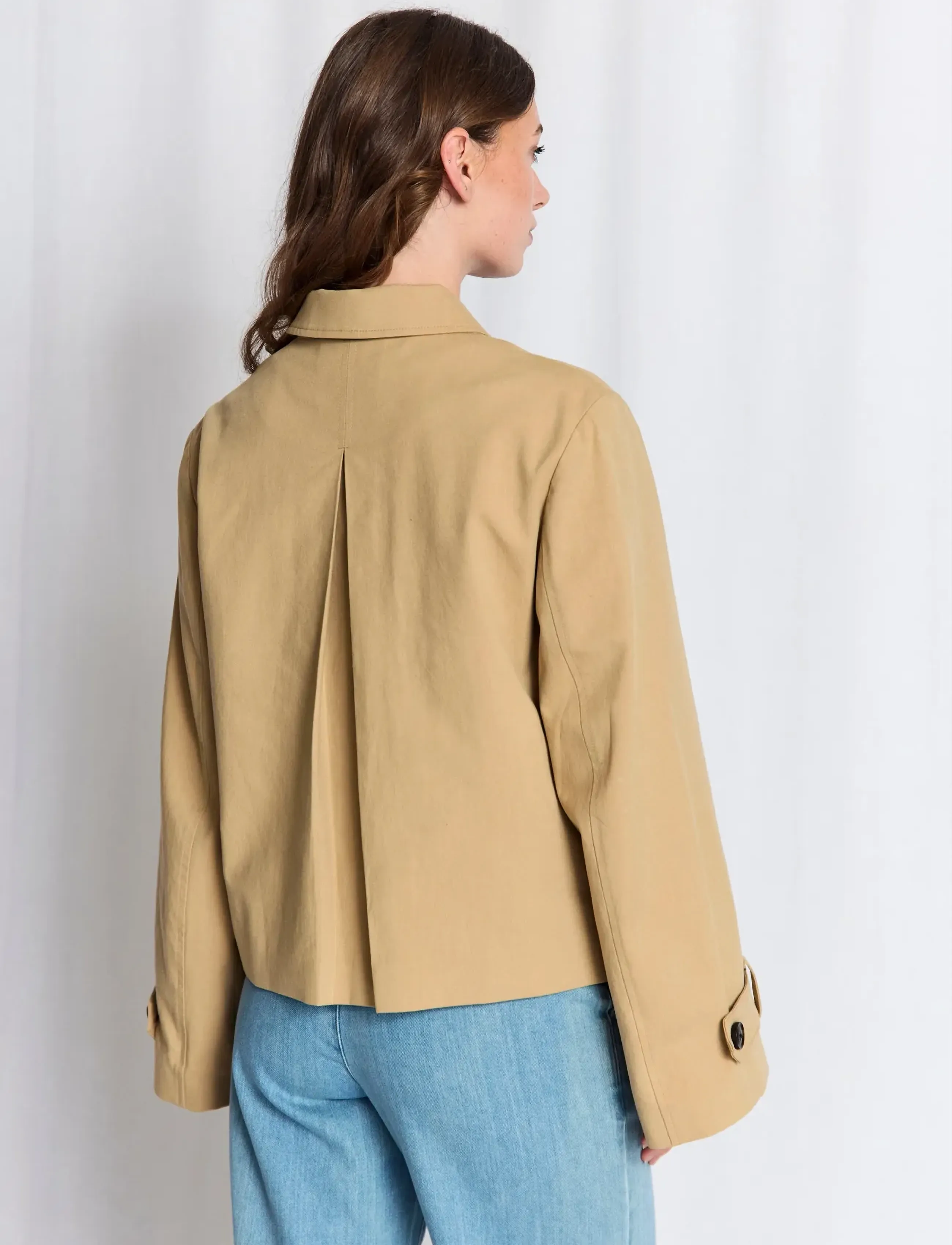 Bruun & Stengade - BS Alberta Regular Fit Jacket - utilityjackor - sand - 4