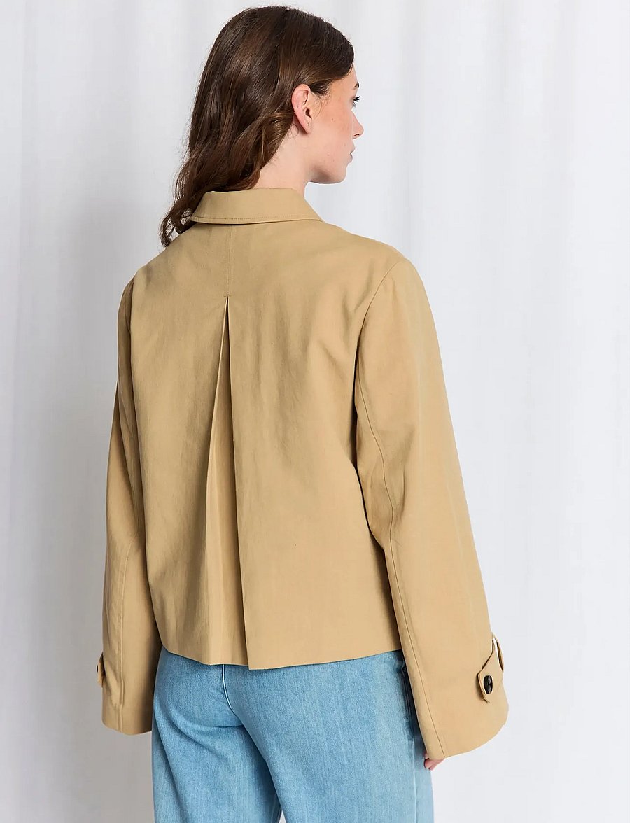 Bruun & Stengade - BS Alberta Regular Fit Jacket - utilityjackor - sand - 4