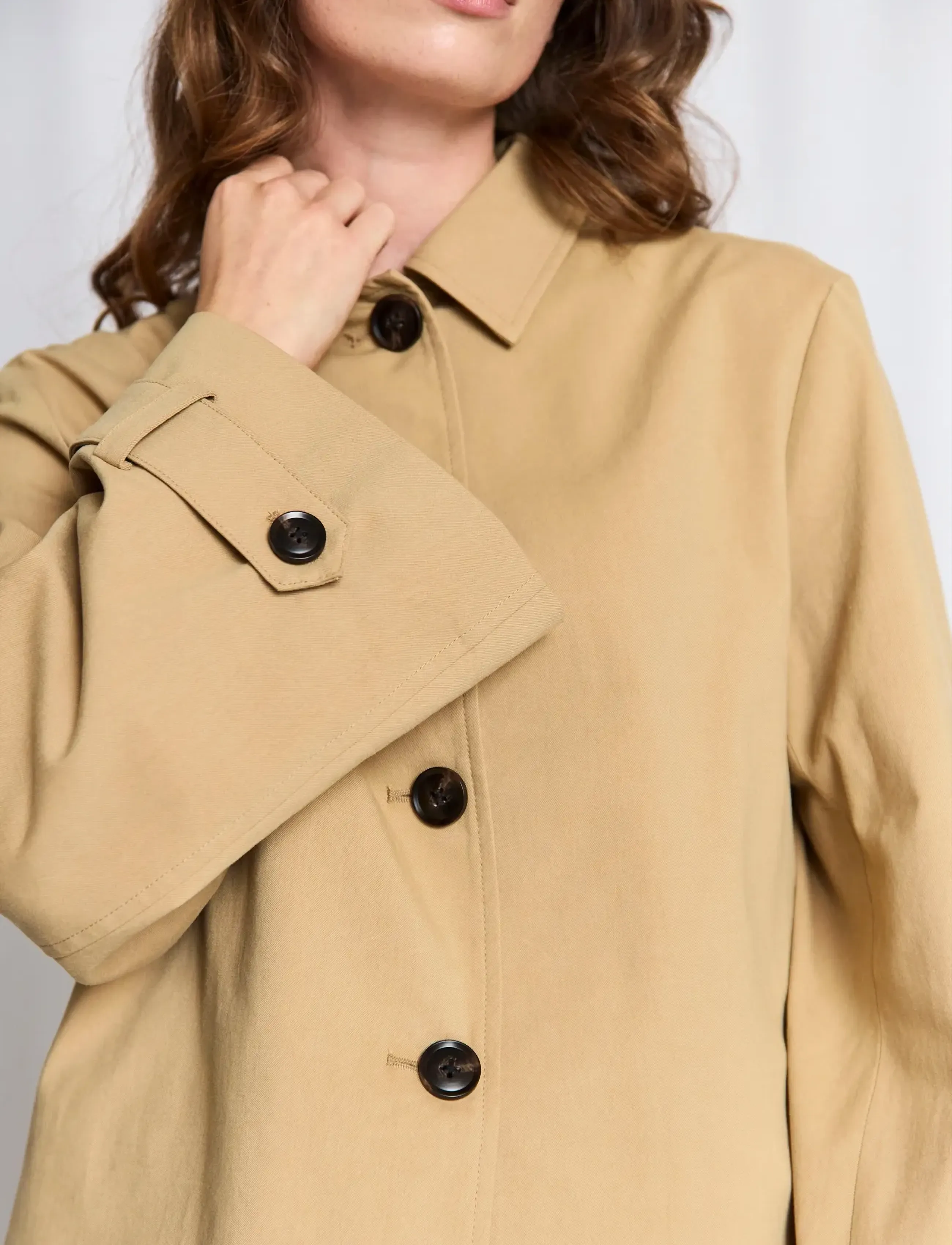 Bruun & Stengade - BS Alberta Regular Fit Jacket - utilityjackor - sand - 5