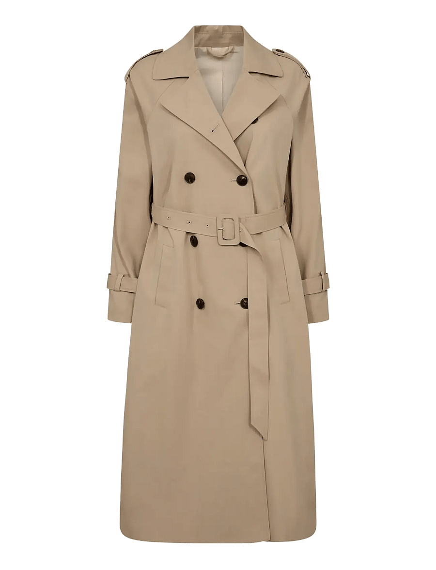 Bruun & Stengade - BS Benenike Coat - trenchcoats - beige - 1