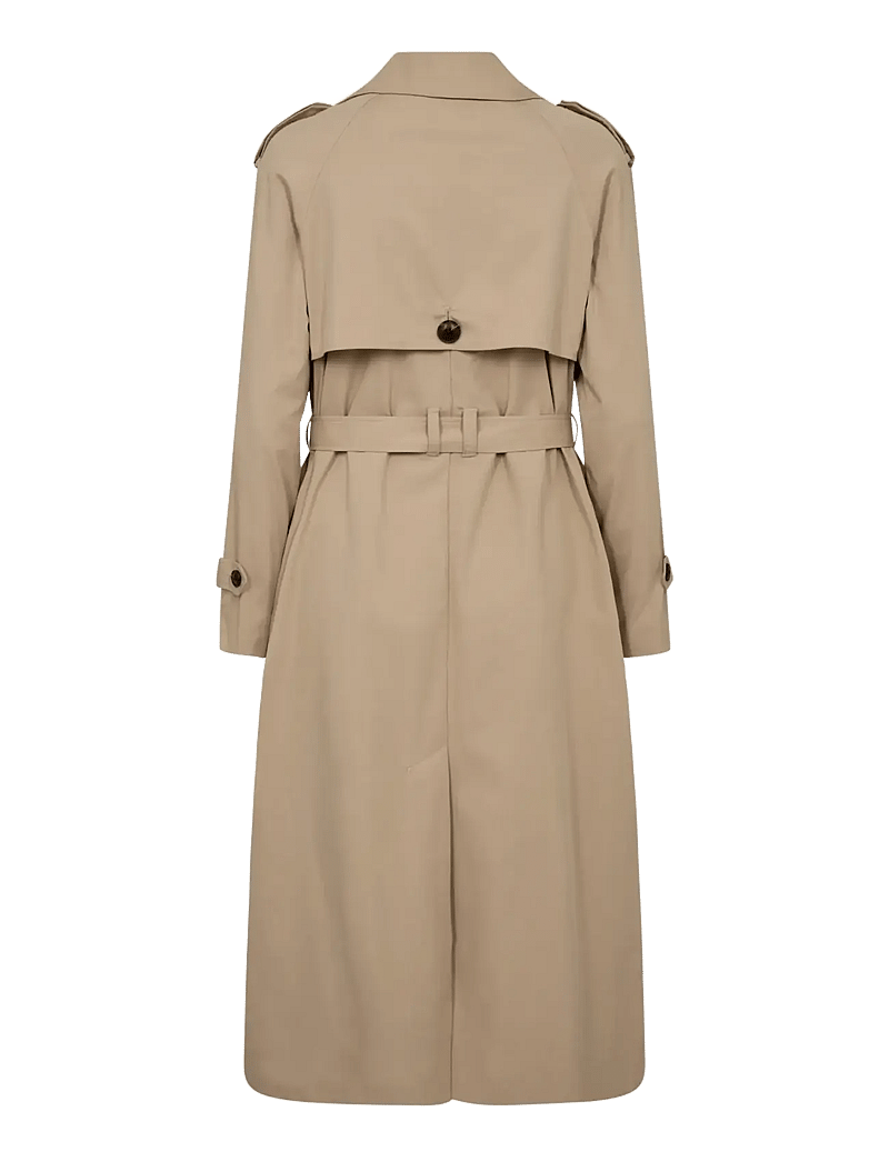 Bruun & Stengade - BS Benenike Coat - trenchcoats - beige - 2