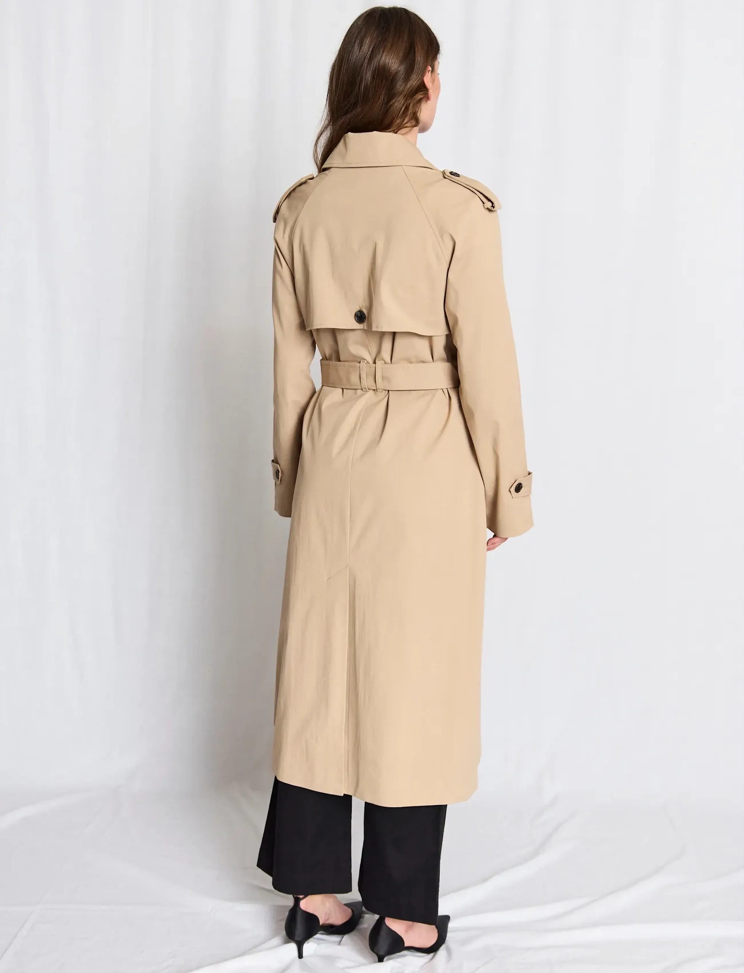 Bruun & Stengade - BS Benenike Coat - trenchcoats - beige - 5