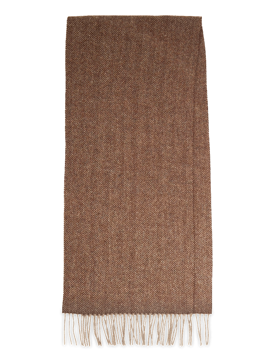 Bruun & Stengade - BS Tupou Scarf - halsdukar - brown - 1