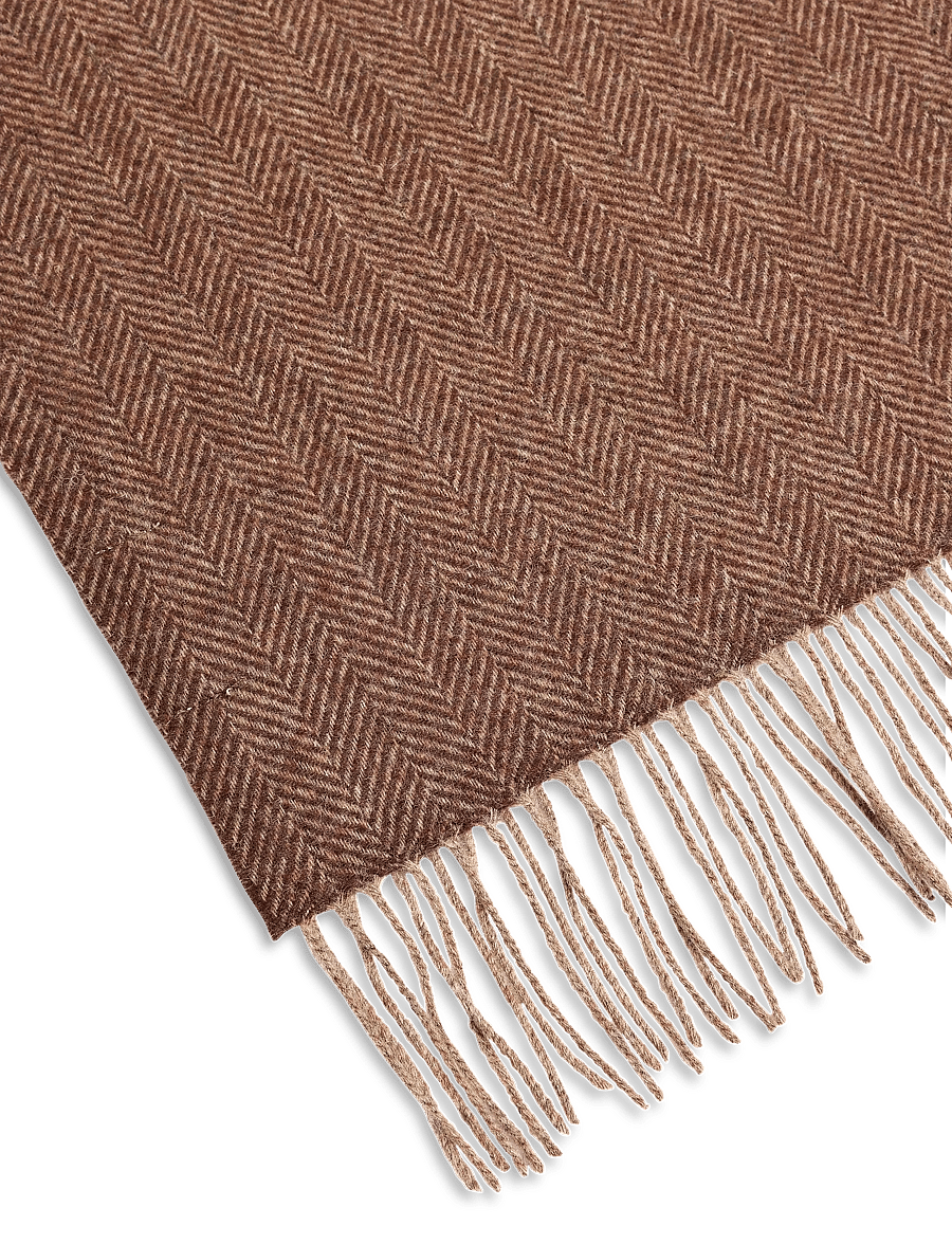 Bruun & Stengade - BS Tupou Scarf - halsdukar - brown - 2