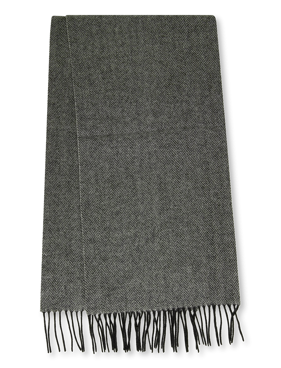 Bruun & Stengade - BS Tupou Scarf - winter scarves - grey - 0
