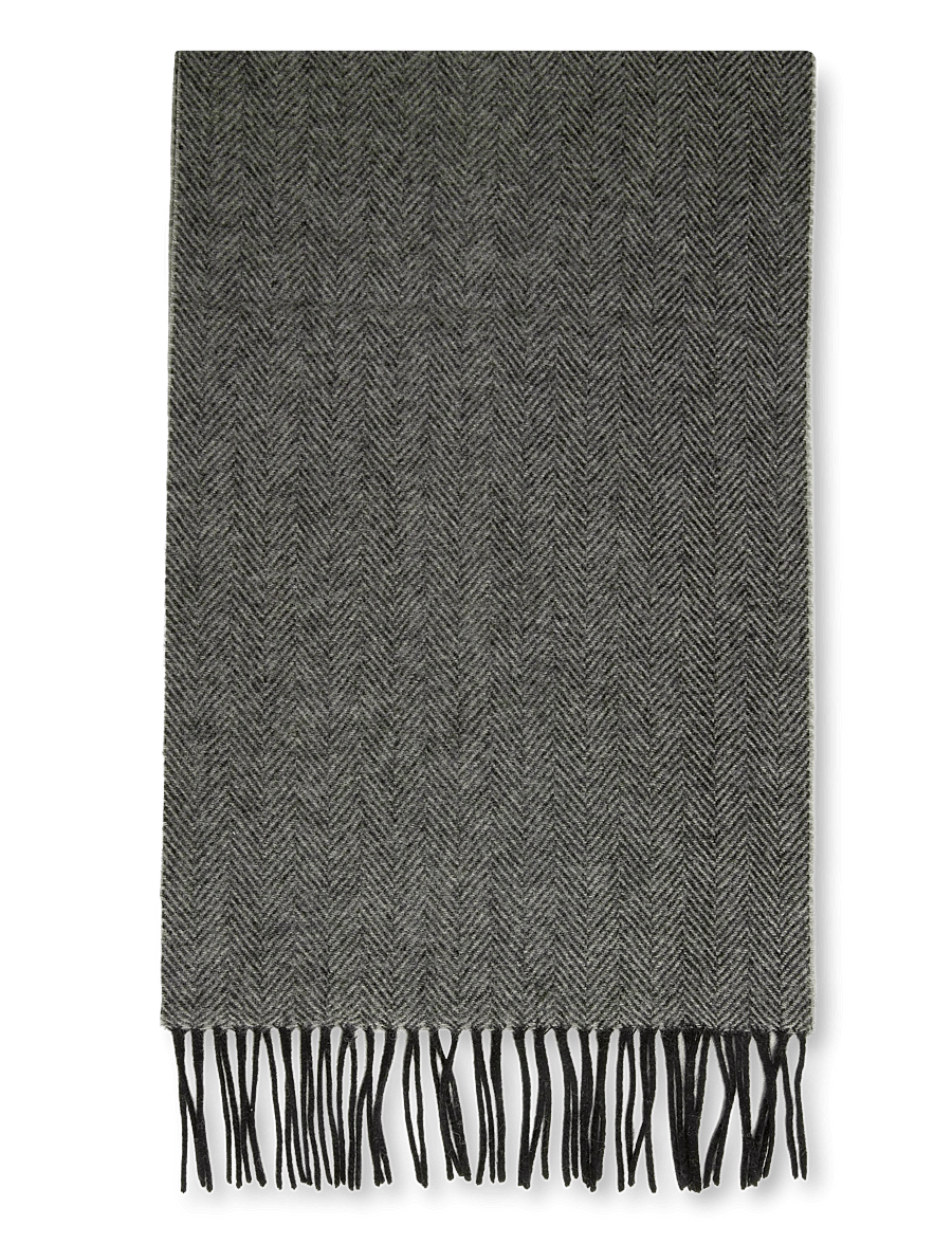 Bruun & Stengade - BS Tupou Scarf - winter scarves - grey - 1