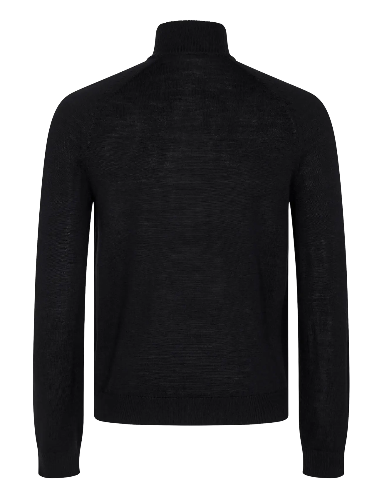 Bruun & Stengade - BS Pelle Regular Fit Knitwear - pullover mit halbem reißverschluss - black - 1