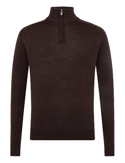 Bs Pelle Regular Fit Knitwear - Half Zip-TrøJer
