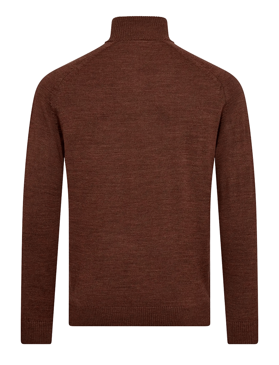 Bruun & Stengade - BS Pelle Regular Fit Knitwear - pullover mit halbem reißverschluss - fall - 1