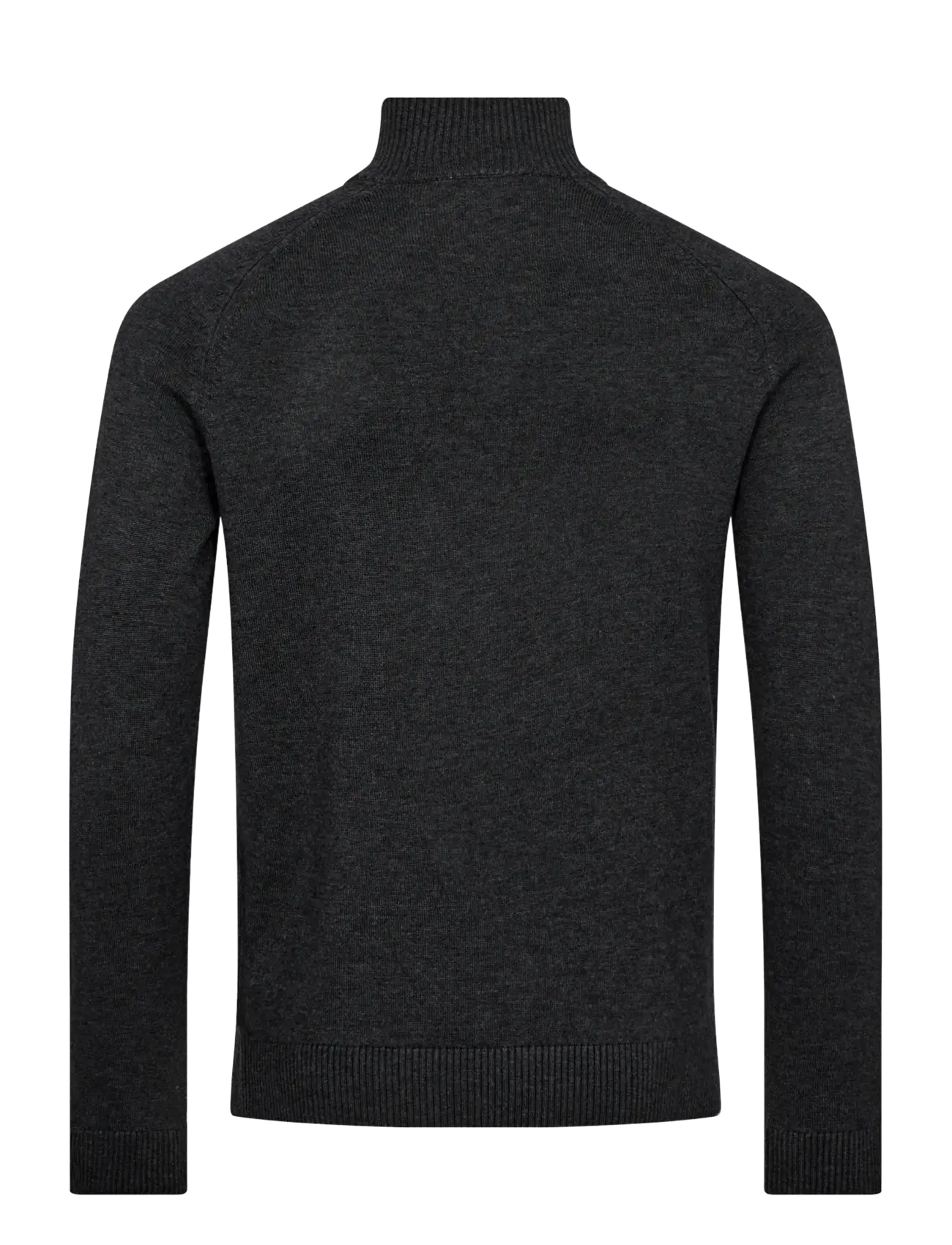 Bruun & Stengade - BS Pelle Regular Fit Knitwear - pullover mit halbem reißverschluss - grey - 1