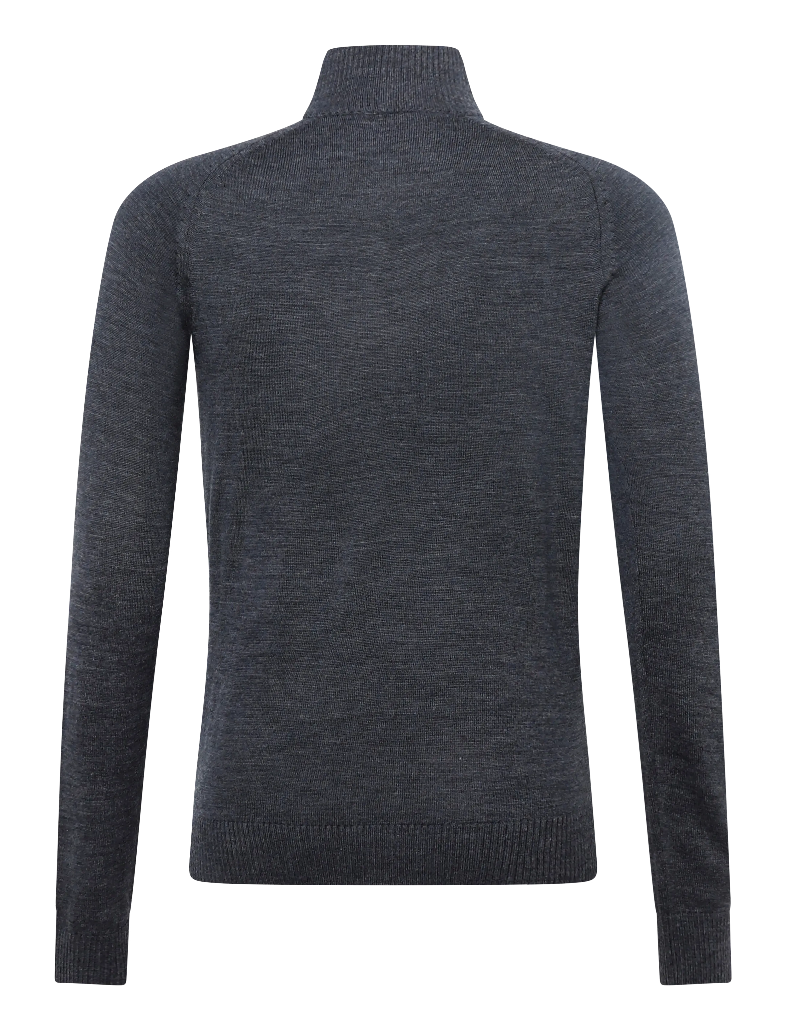 Bruun & Stengade - BS Pelle Regular Fit Knitwear - pullover mit halbem reißverschluss - grey - 2