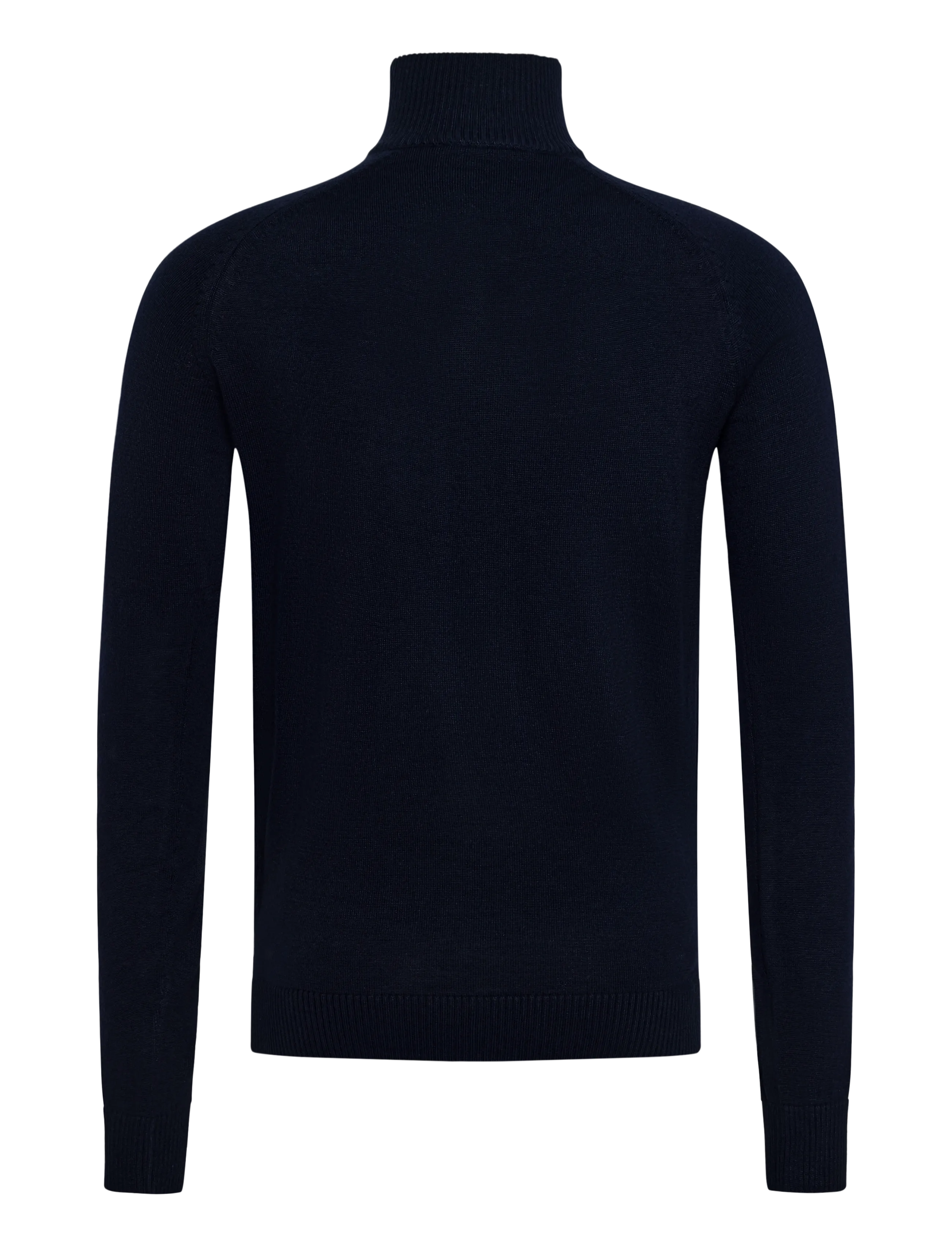 Bruun & Stengade - BS Pelle Regular Fit Knitwear - half zip jumpers - navy - 2