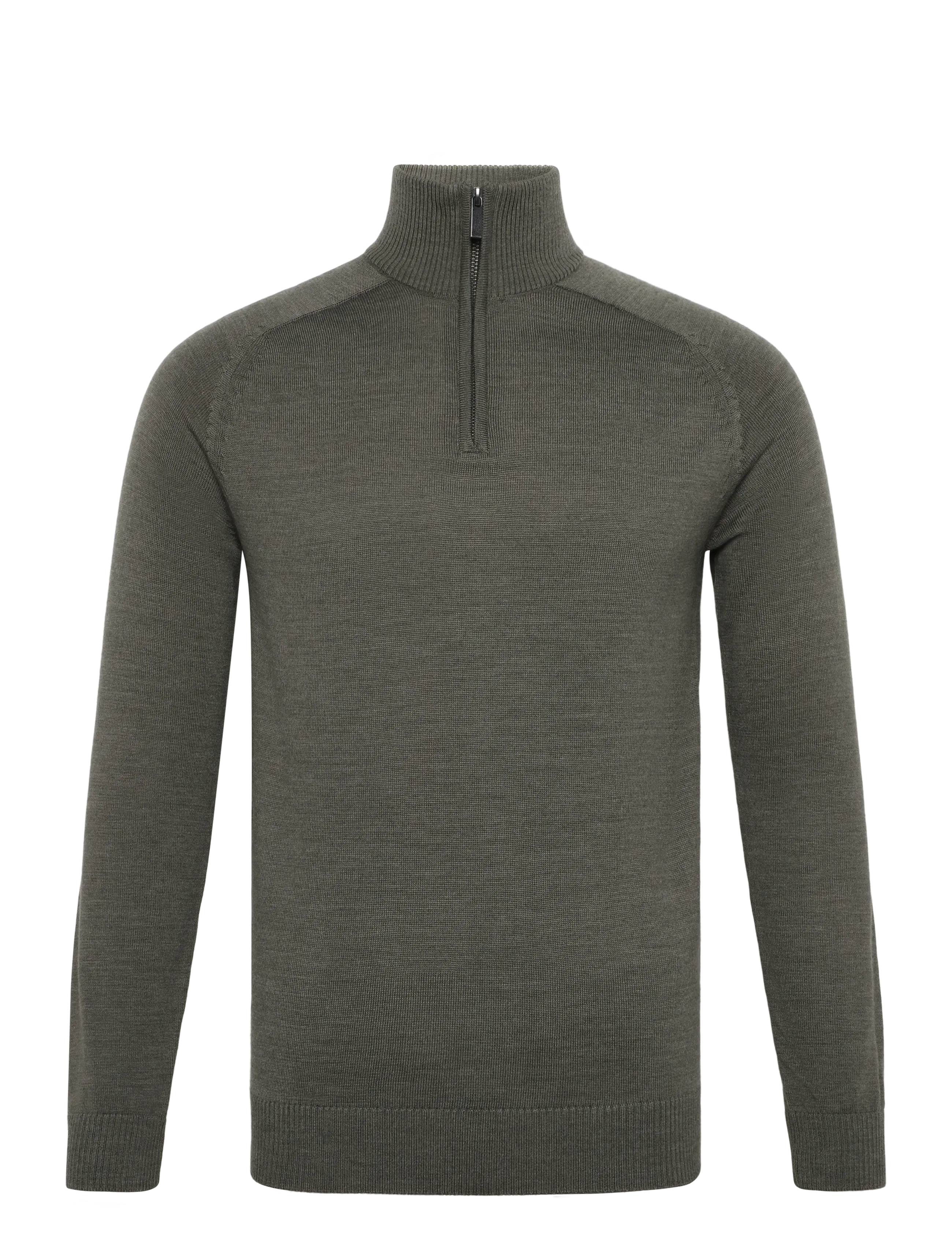 Bruun & Stengade BS Pelle Regular Fit Knitwear - Knitwear - OLIVE / khaki/green