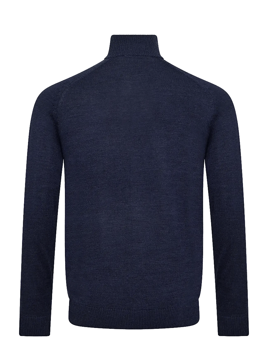 Bruun & Stengade - BS Pelle Regular Fit Knitwear - half zip-tröjor - thunder - 2
