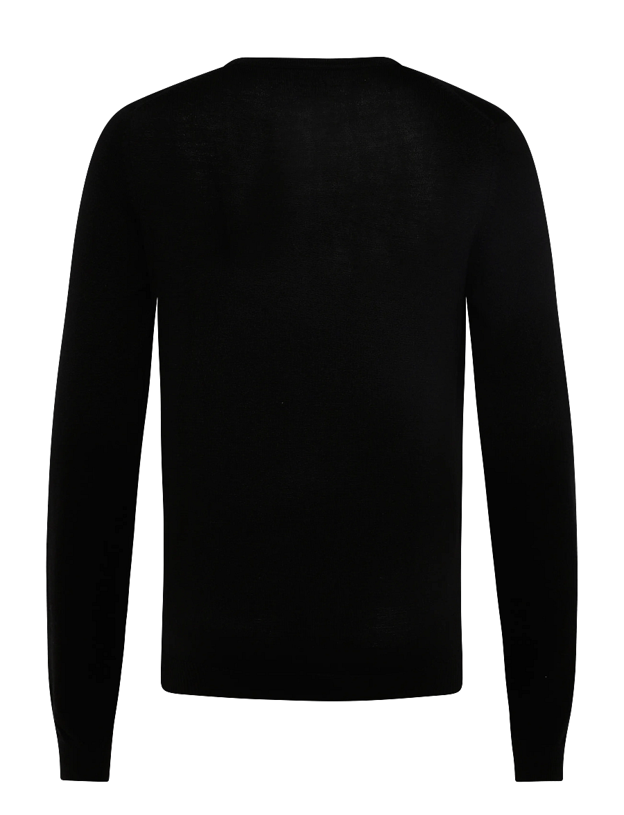 Bruun & Stengade - BS Jupiter Regular Fit Knitwear - round necks - black - 1