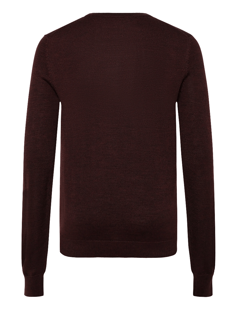 Bruun & Stengade - BS Jupiter Regular Fit Knitwear - rundhals - bordeaux - 1