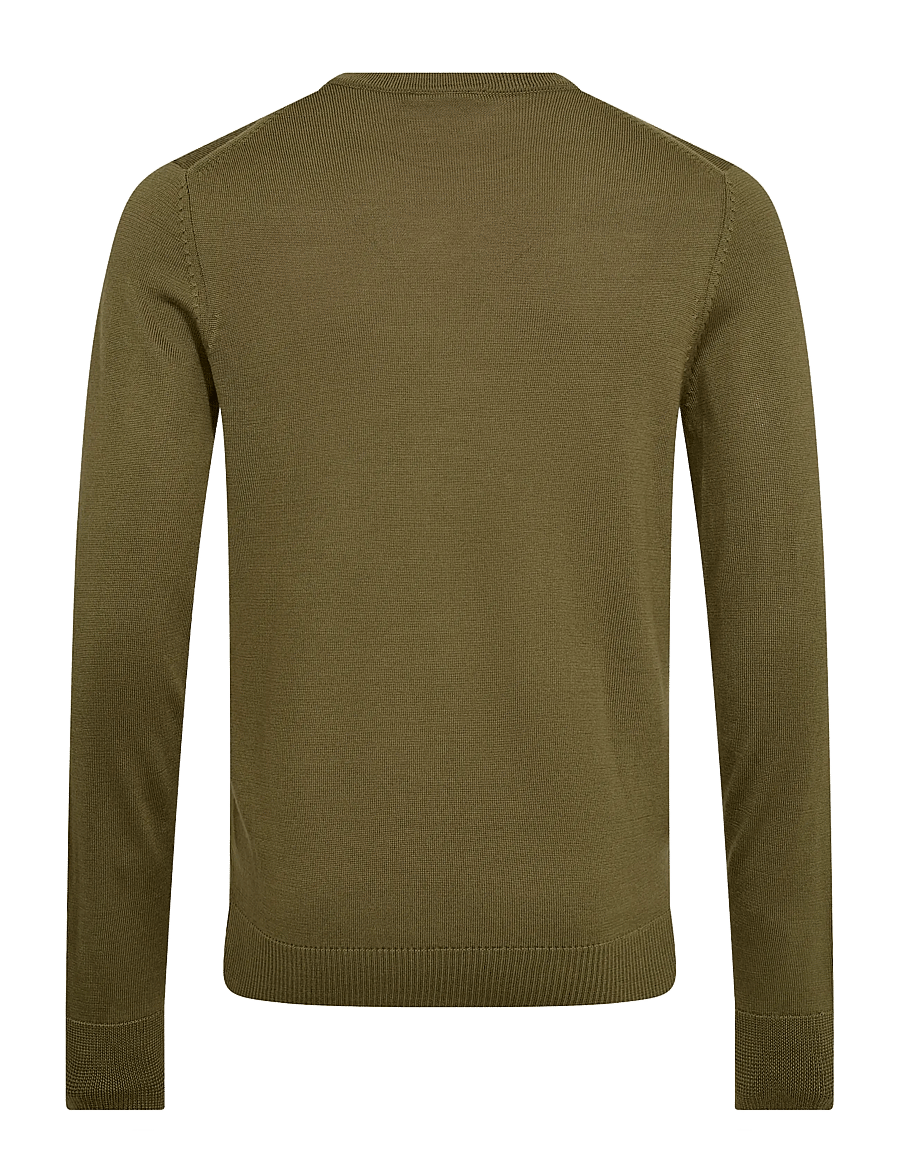 Bruun & Stengade - BS Jupiter Regular Fit Knitwear - rundhalsad - bright green - 1