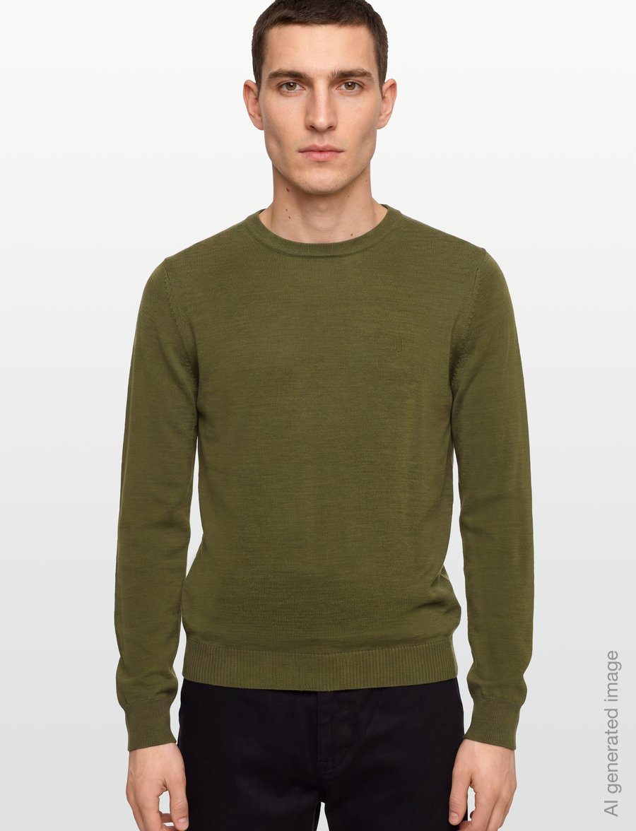 Bruun & Stengade - BS Jupiter Regular Fit Knitwear - rund hals - bright green - 3