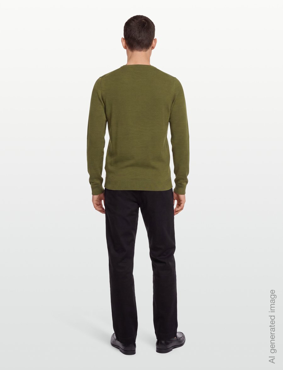 Bruun & Stengade - BS Jupiter Regular Fit Knitwear - rund hals - bright green - 4