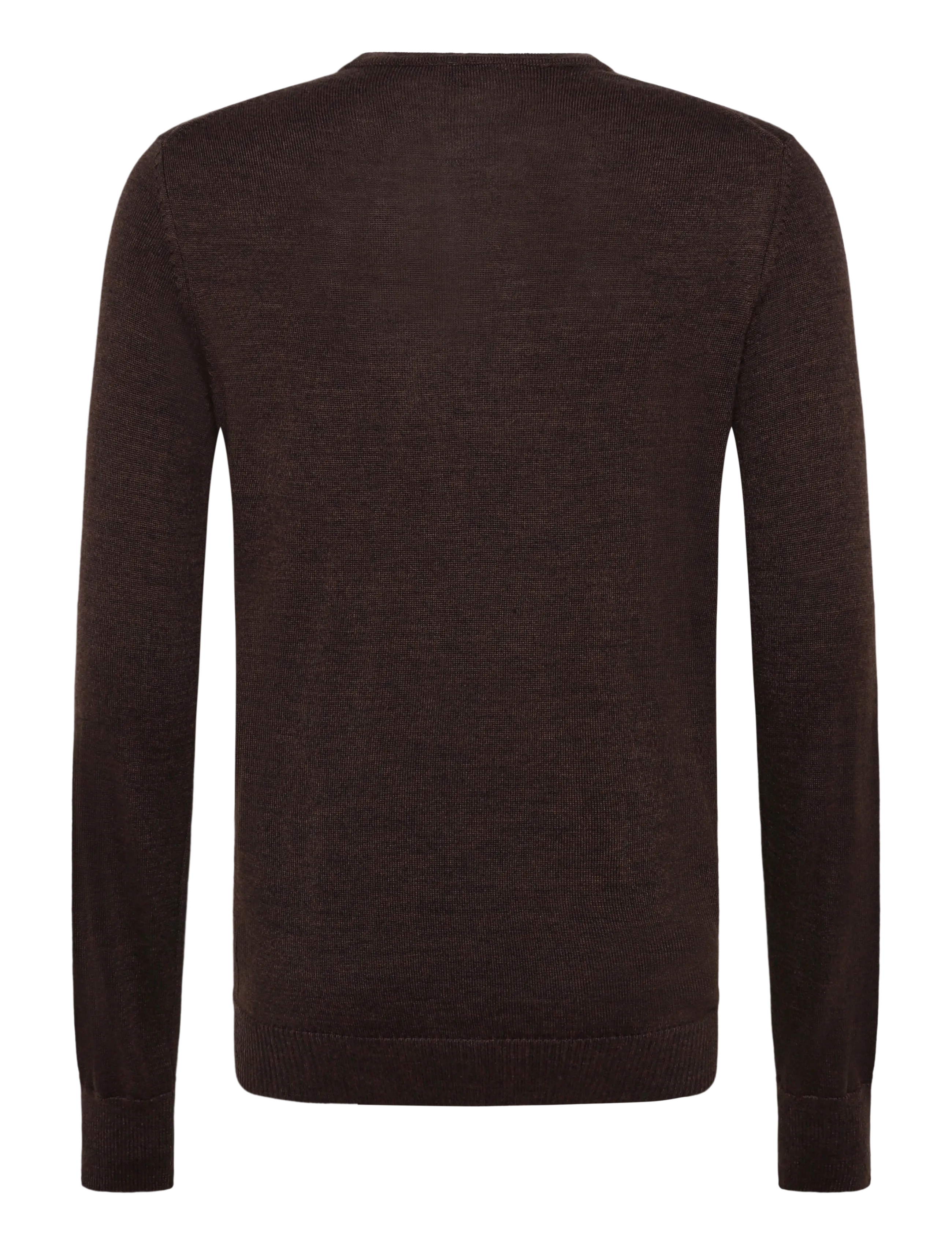 Bruun & Stengade - BS Jupiter Regular Fit Knitwear - rundhals - dark brown - 1