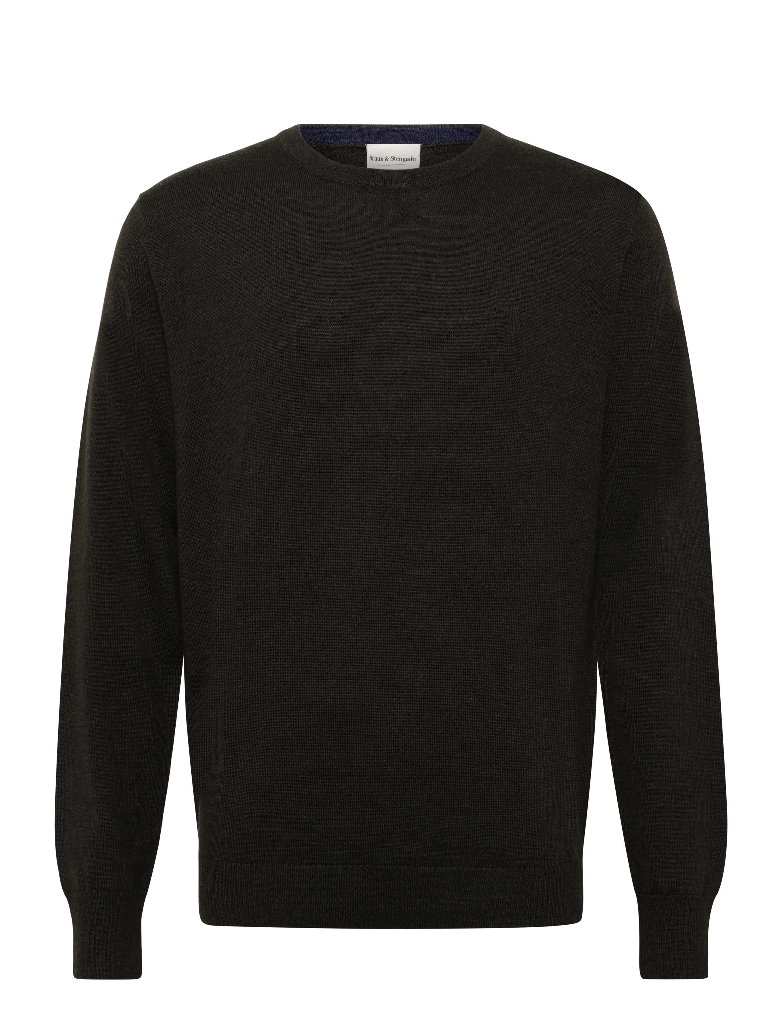 Bruun & Stengade BS Jupiter Regular Fit Knitwear - Kudumid - GREEN / khaki/green