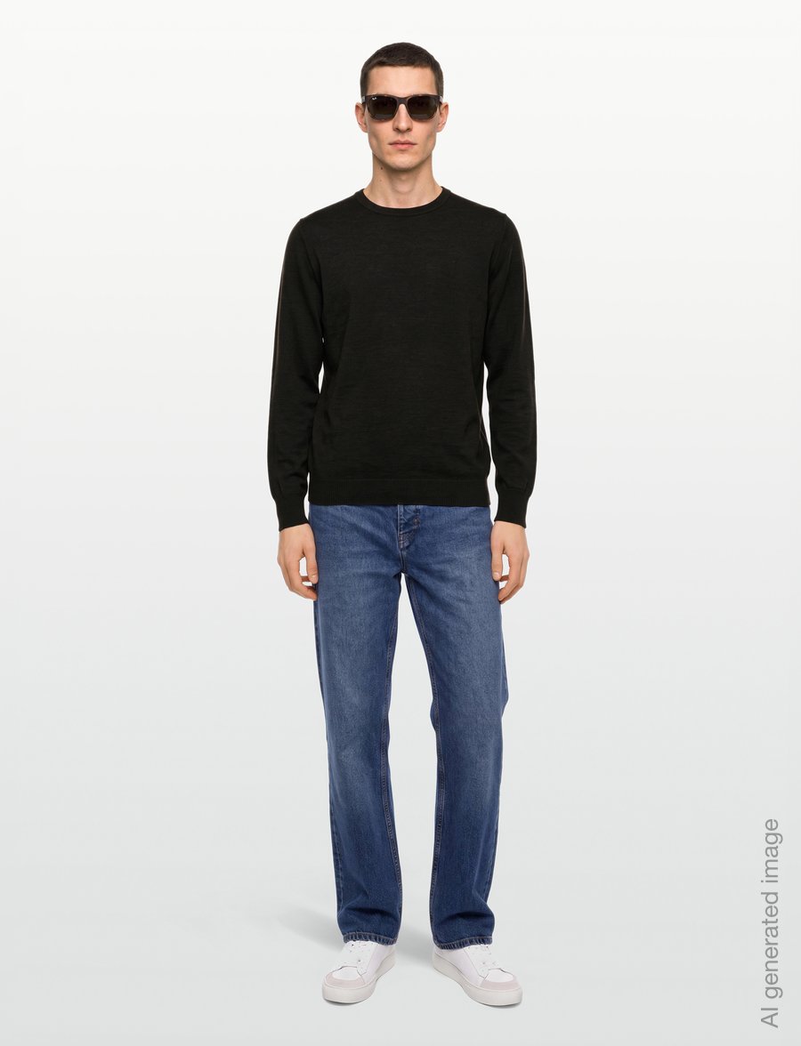 Bruun & Stengade - BS Jupiter Regular Fit Knitwear - round necks - green - 0