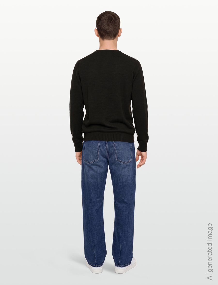 Bruun & Stengade - BS Jupiter Regular Fit Knitwear - round necks - green - 4