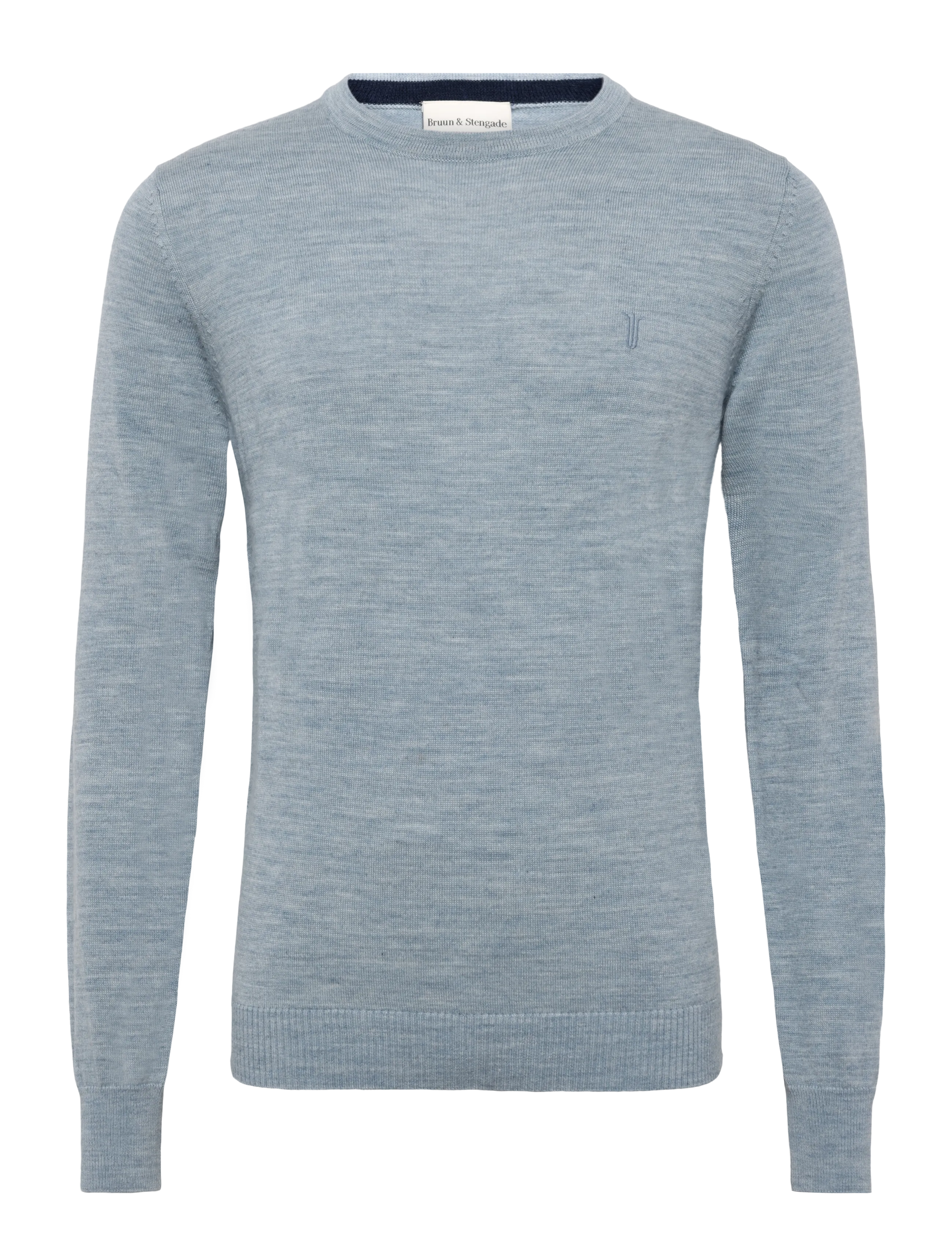 Bruun & Stengade BS Jupiter Regular Fit Knitwear - Strickmode - LIGHT BLUE / blue