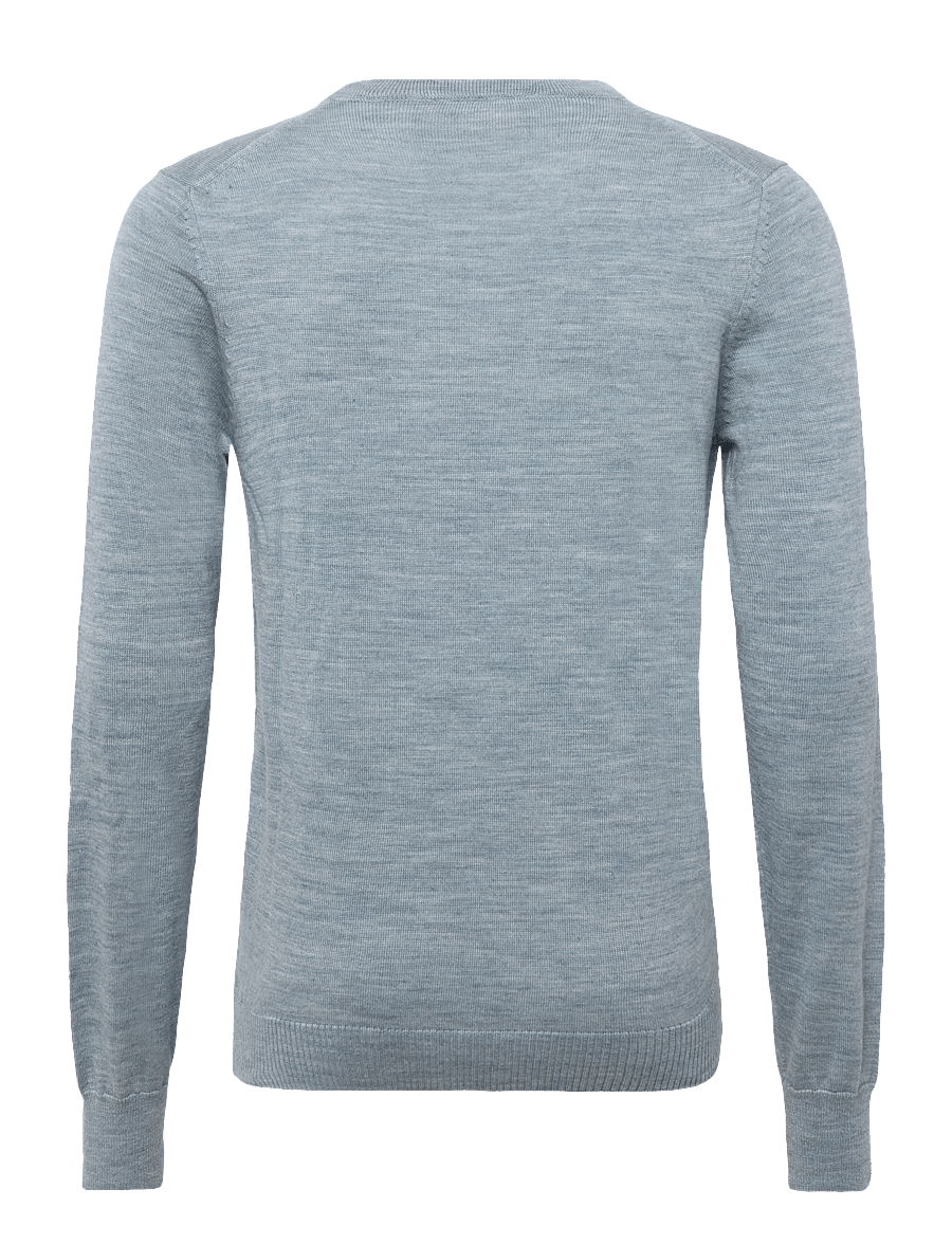 Bruun & Stengade - BS Jupiter Regular Fit Knitwear - rundhals - light blue - 2